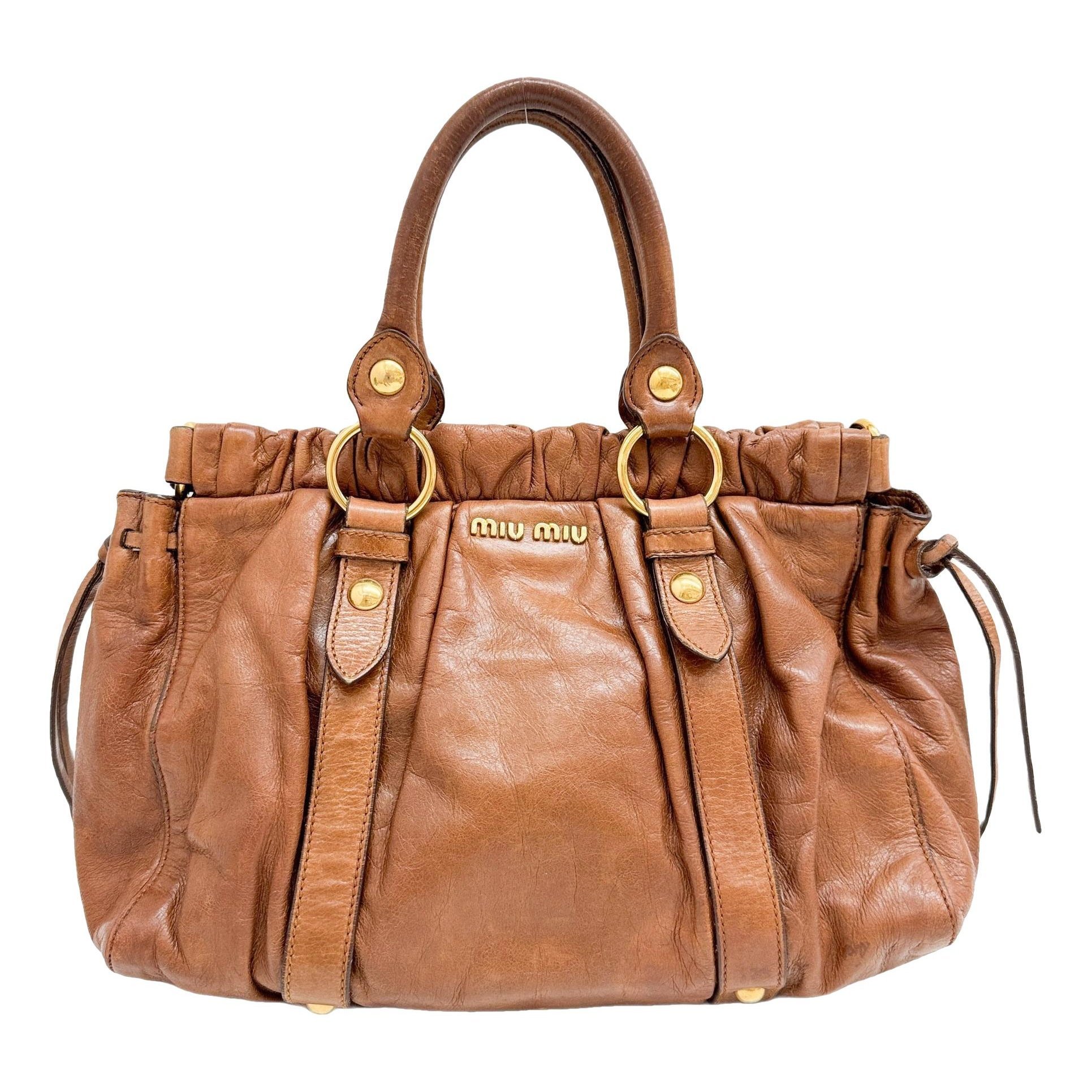 Vitello leather handbag