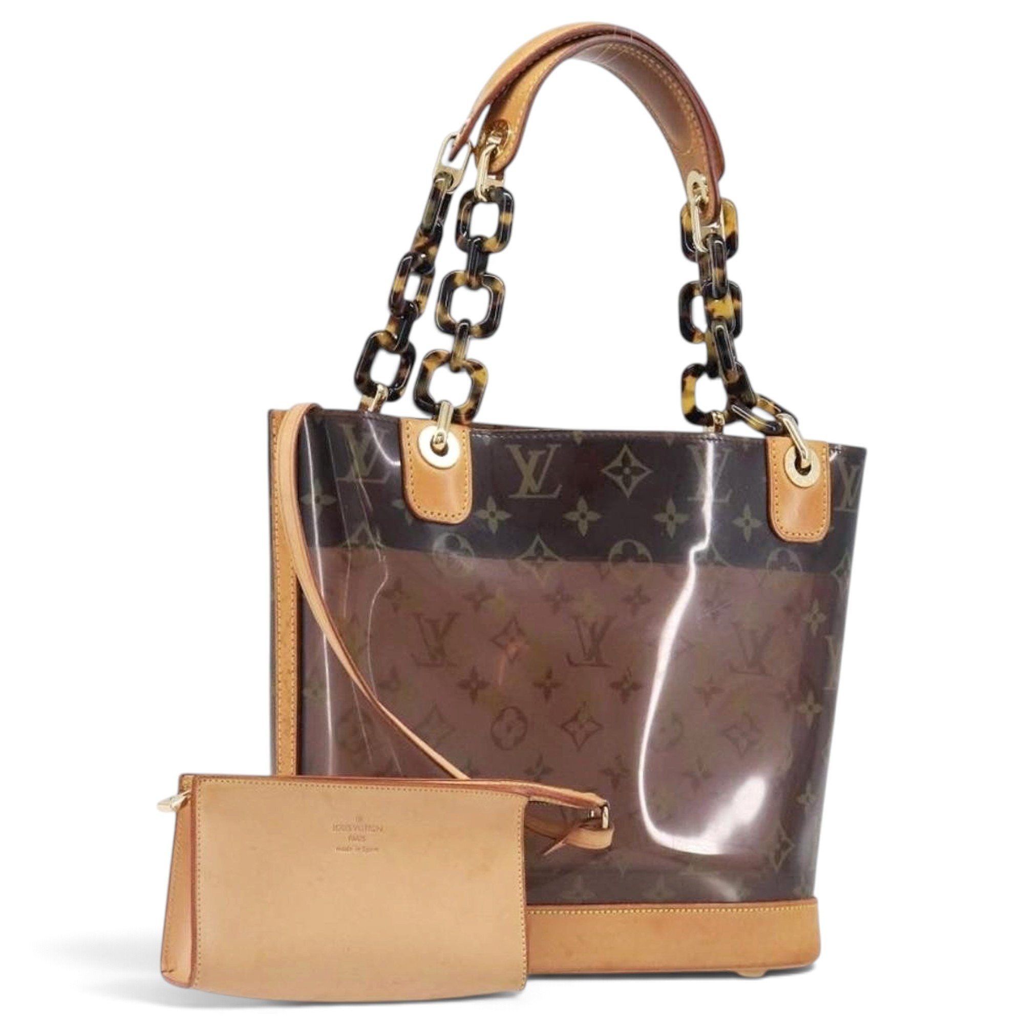 Leather tote