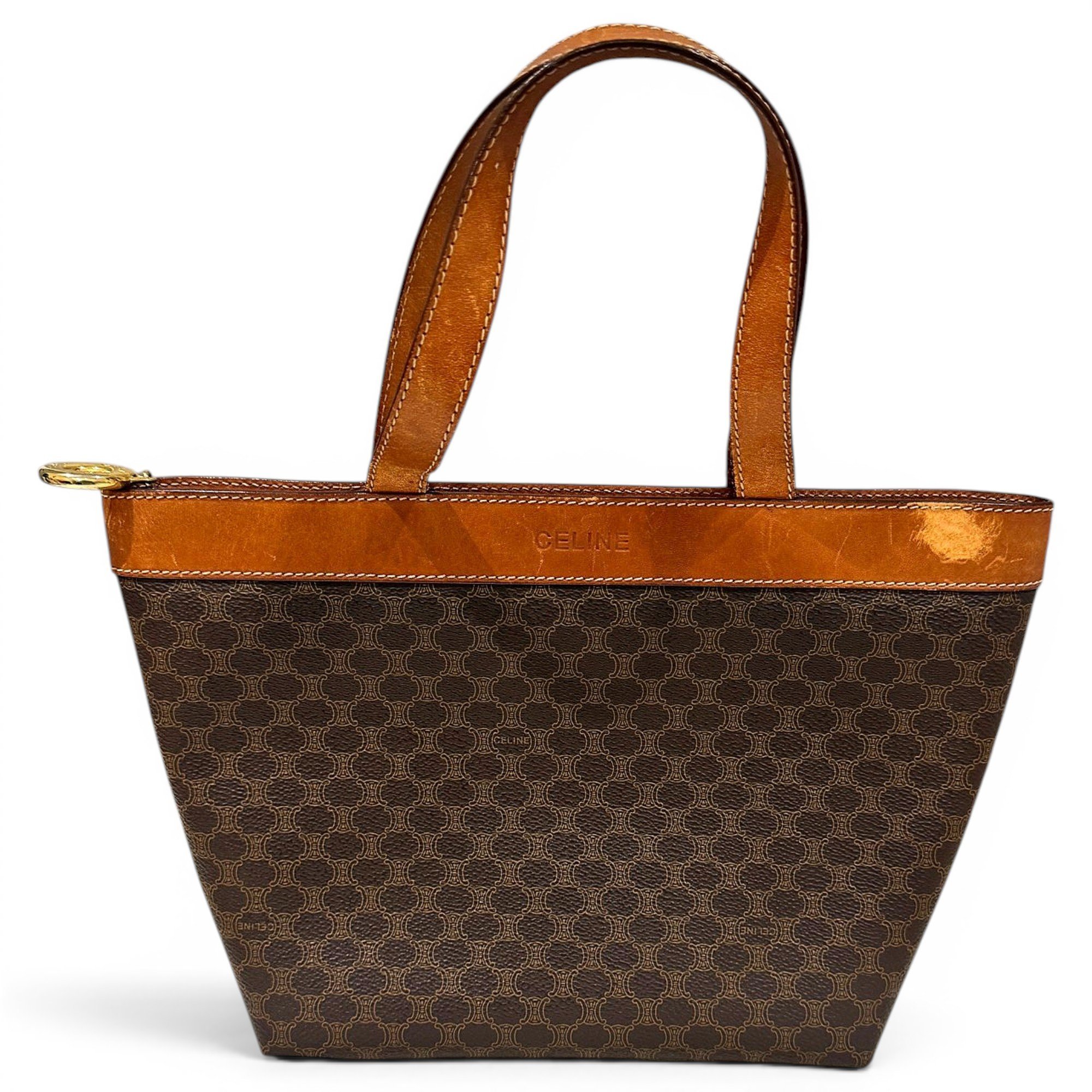 Leather tote