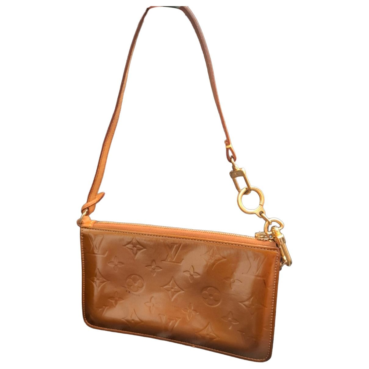 Pochette Accessoire patent leather handbag