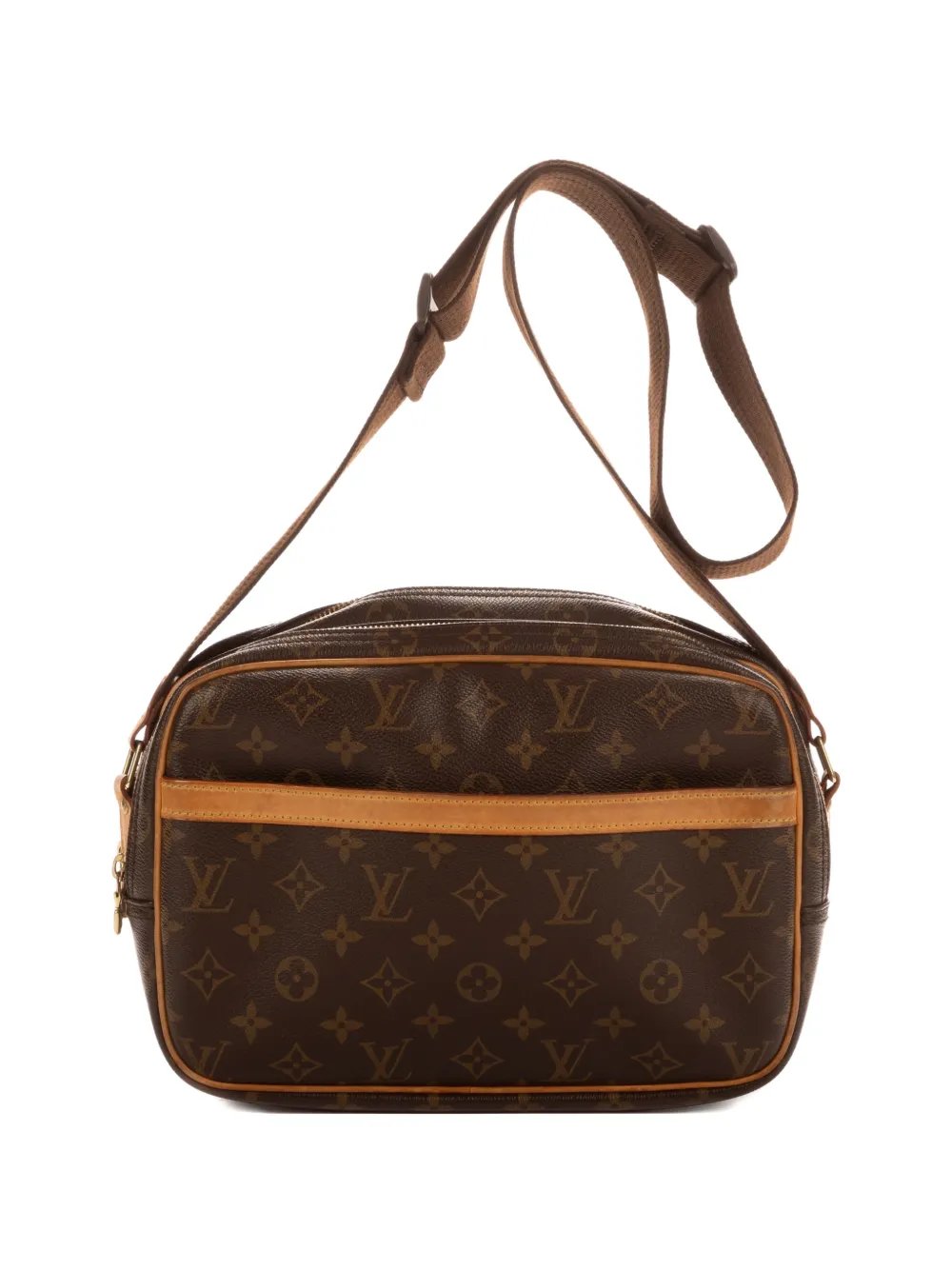 Reporter monogram-canvas shoulder bag