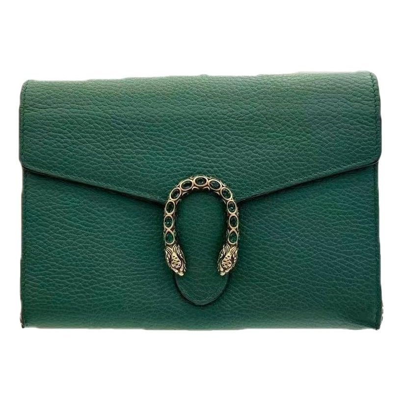 Dionysus Chain Wallet leather handbag