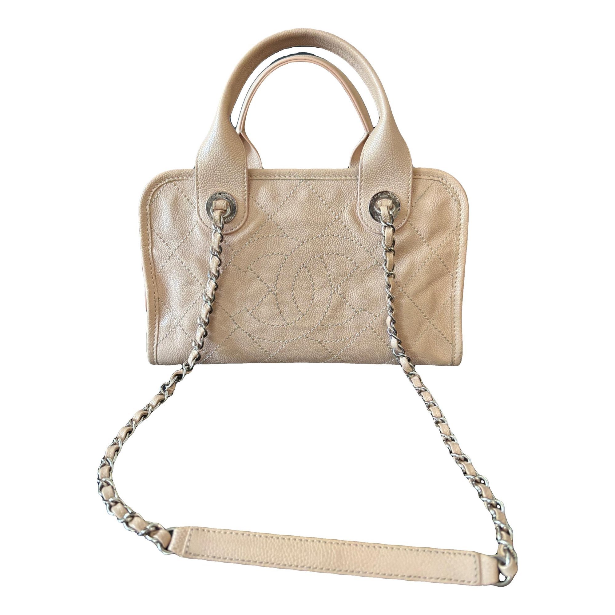 Deauville leather handbag