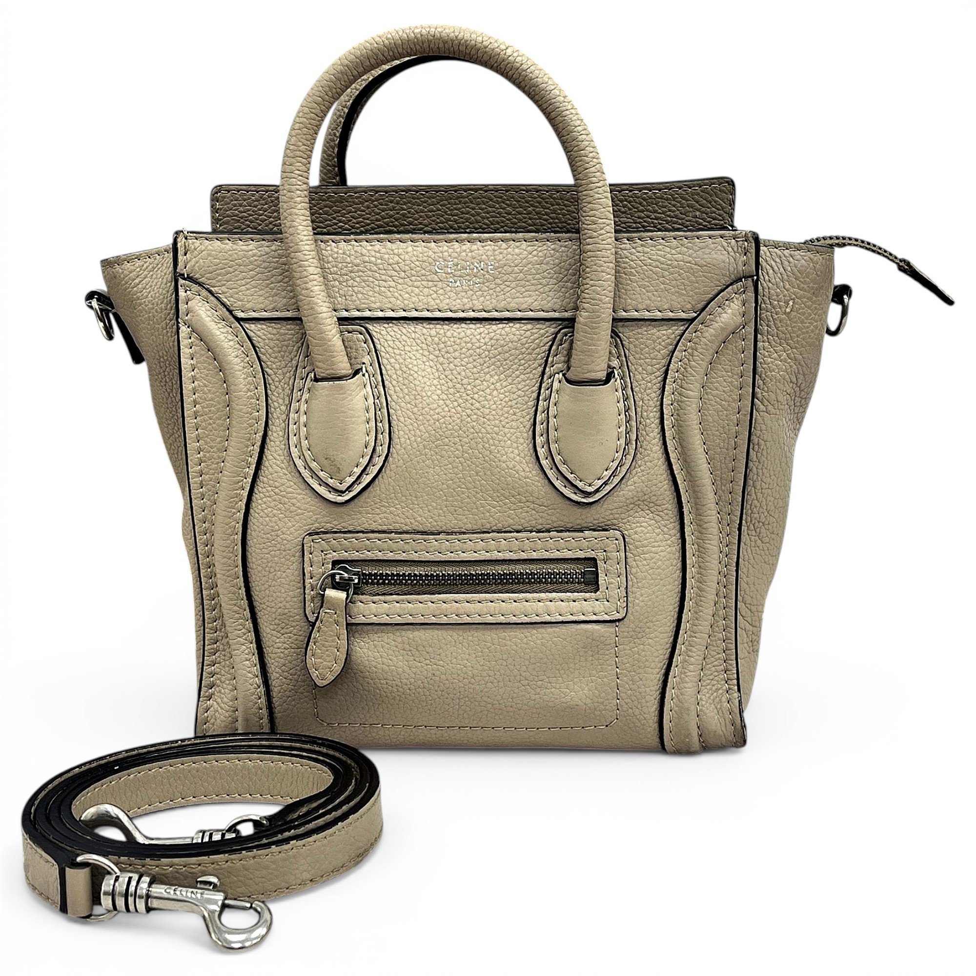 Luggage leather handbag