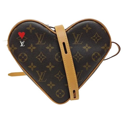 Coeur Game On leather handbag