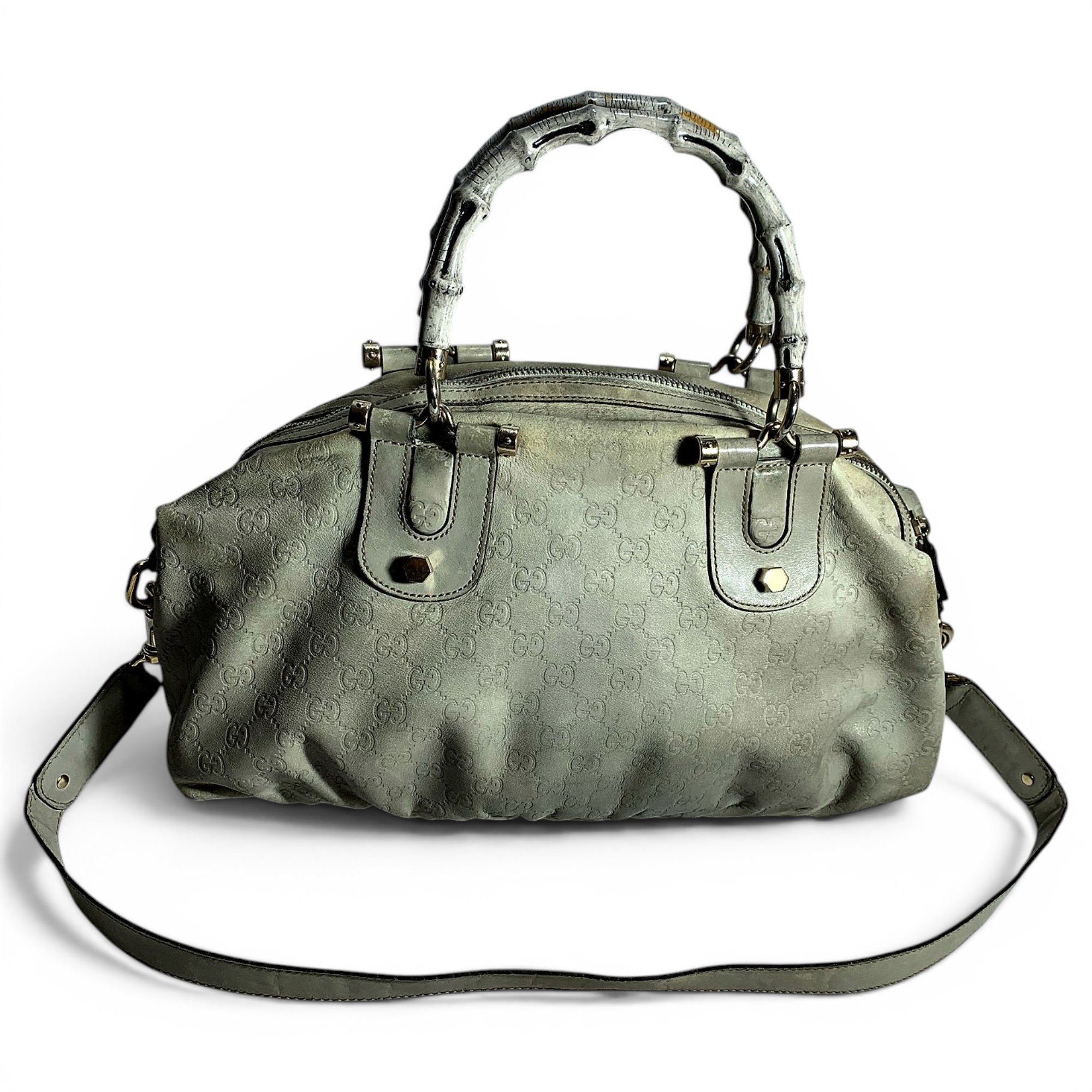 Leather satchel
