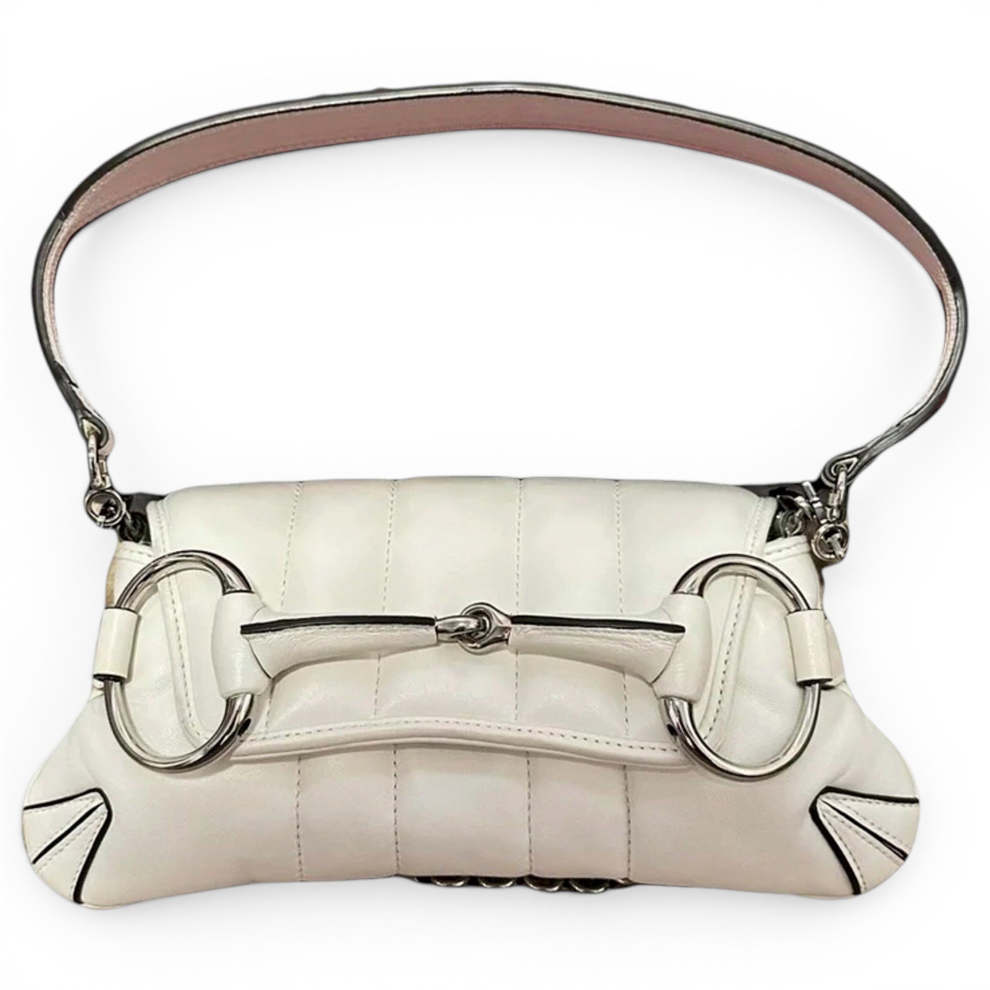 Horsebit Chain leather handbag