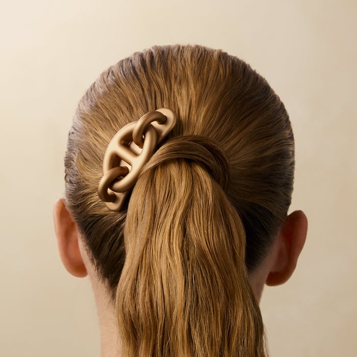 Noir Tri Maillon PM Hair Clip