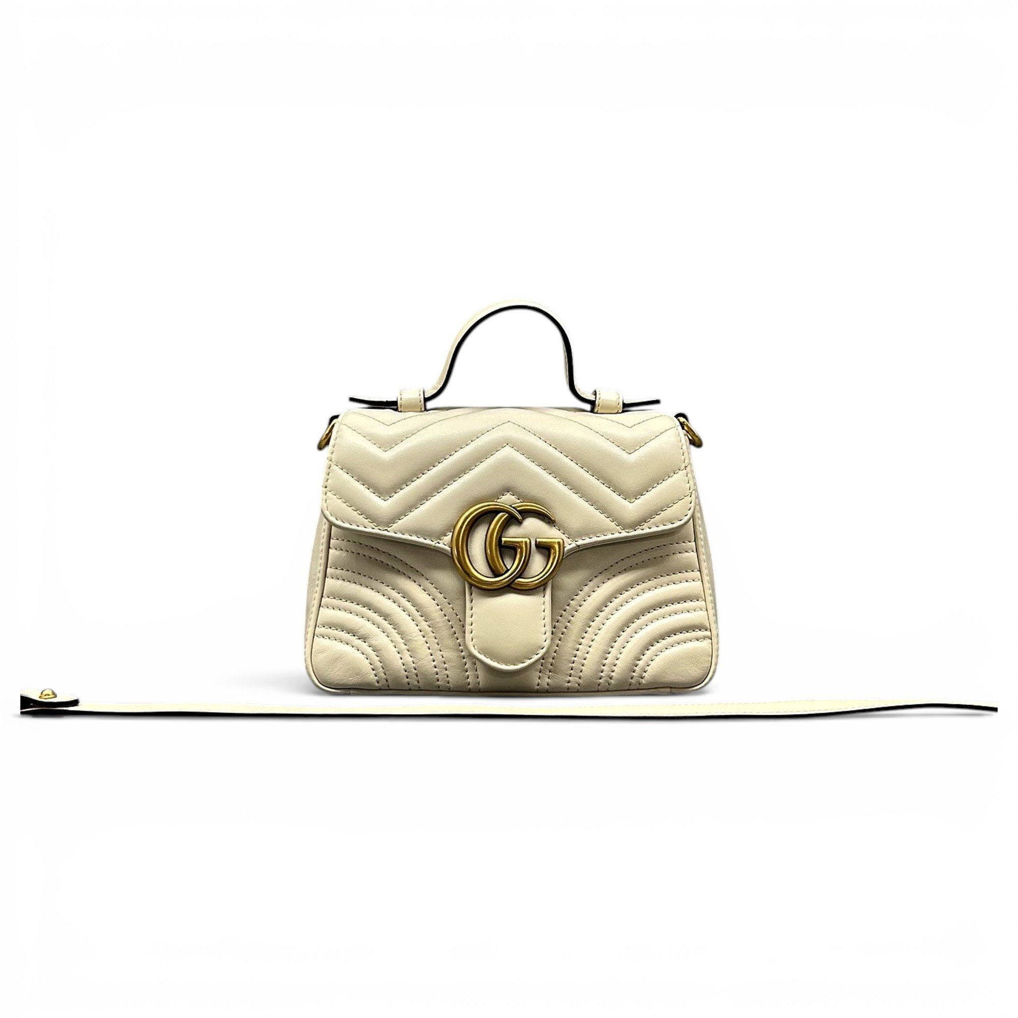 GG Marmont Flap leather handbag