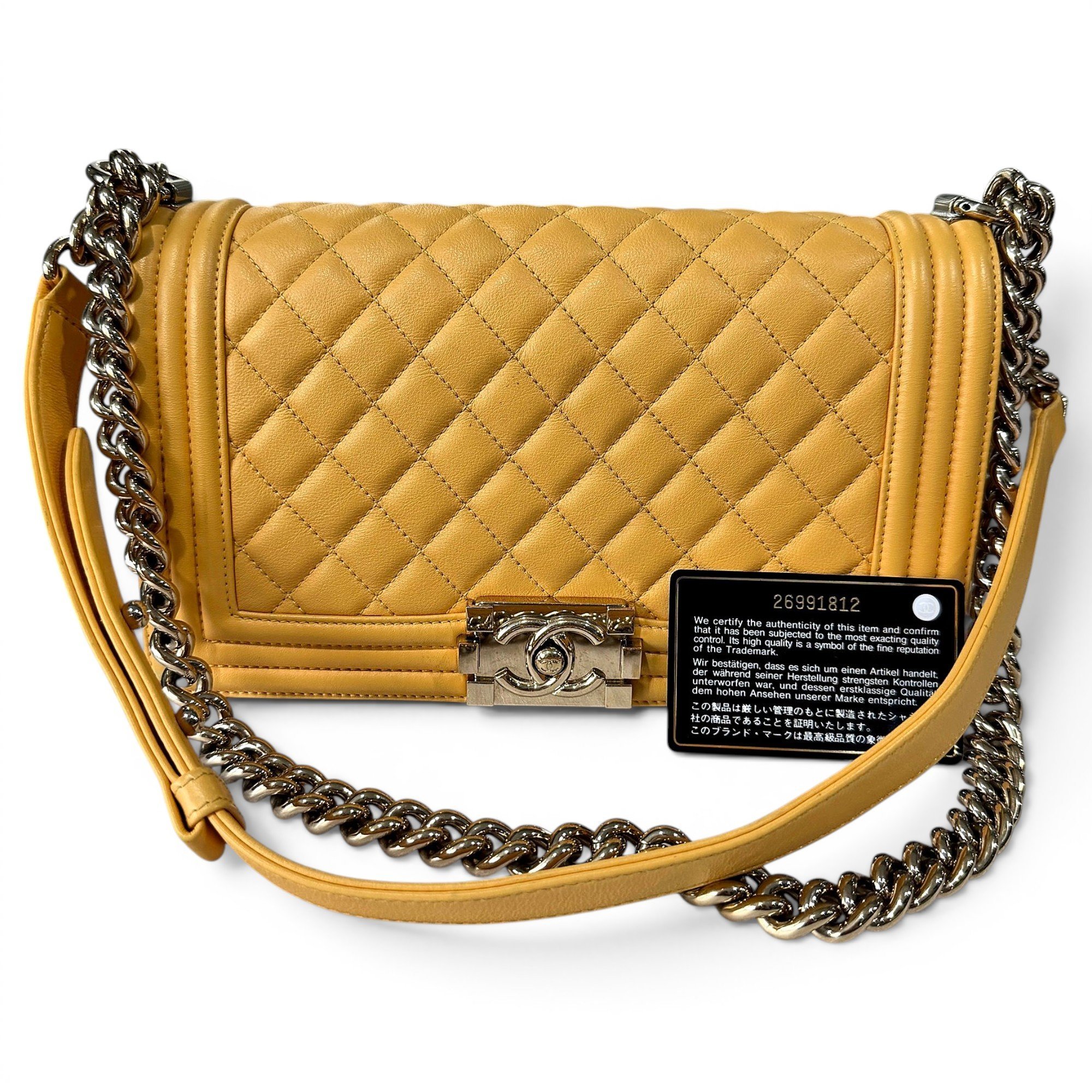 Boy leather handbag