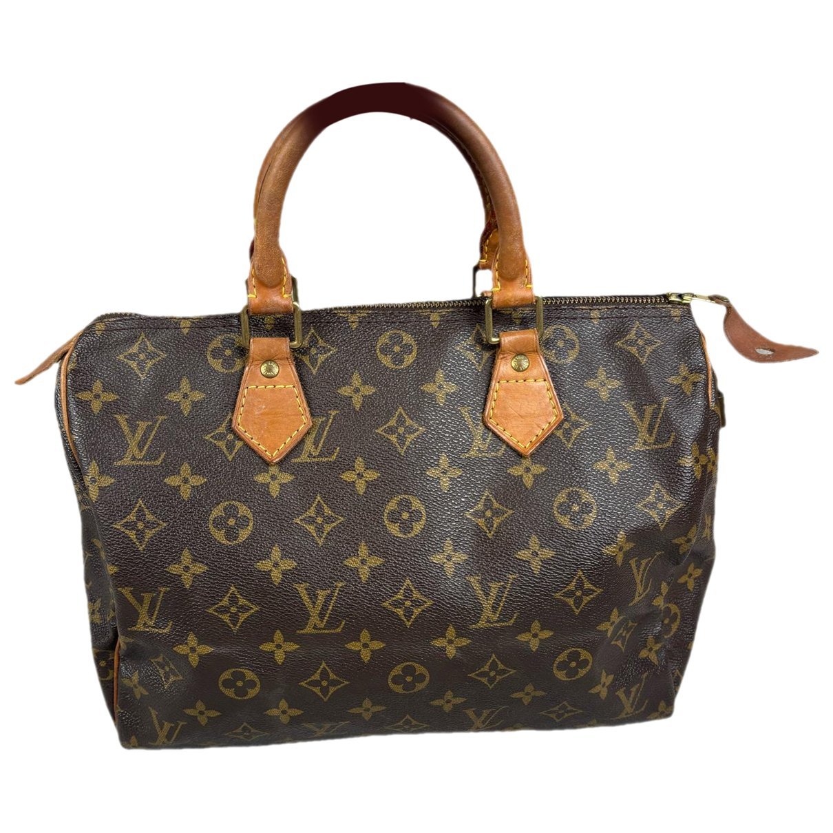 Speedy leather handbag