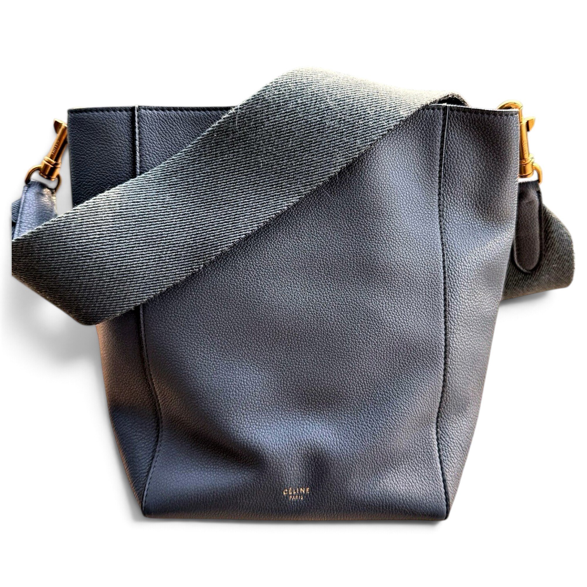 Seau Sangle leather handbag