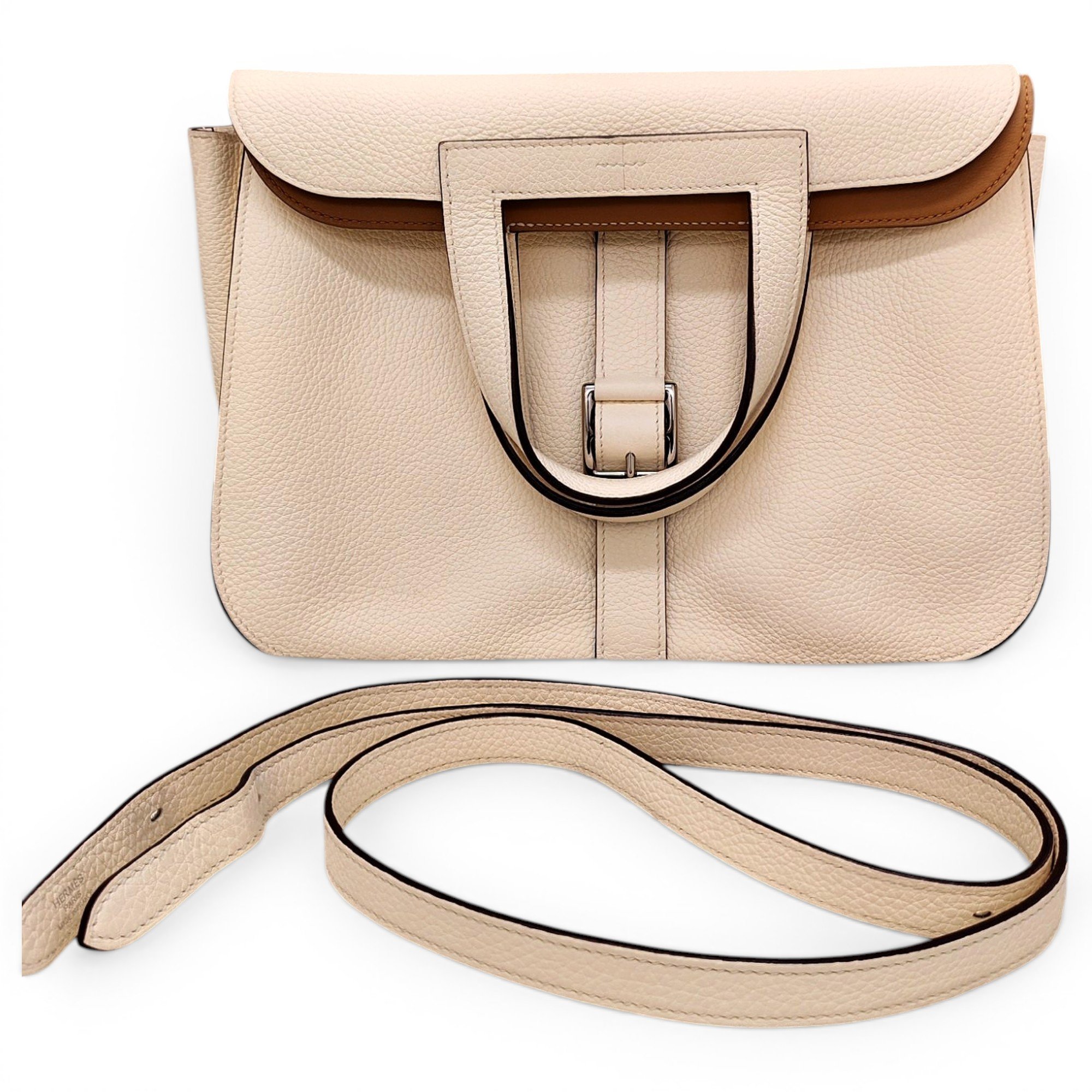 Halzan leather handbag