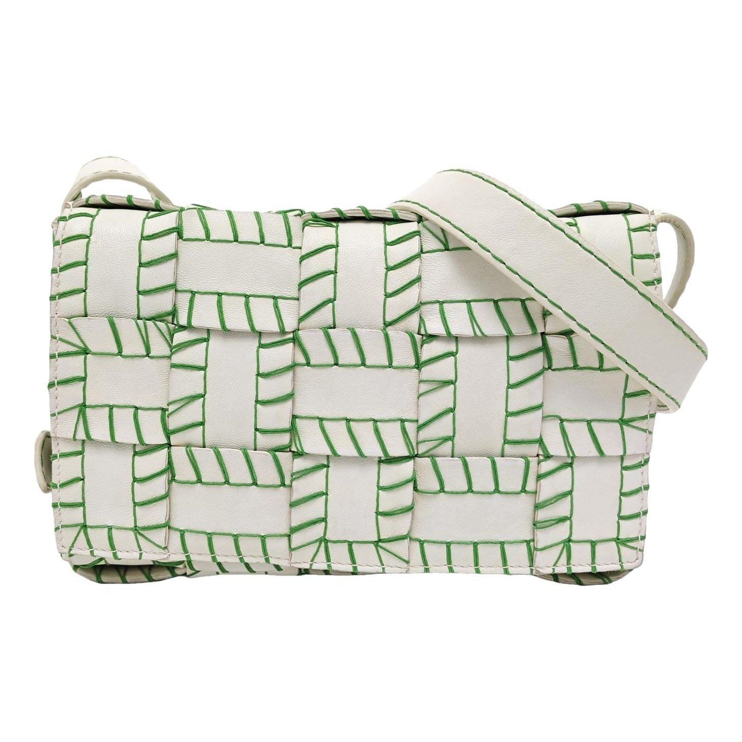 Brick Cassette leather handbag