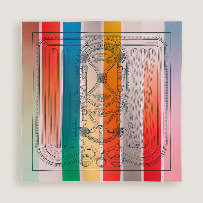 Grand Tralala Double Face Scarf 90