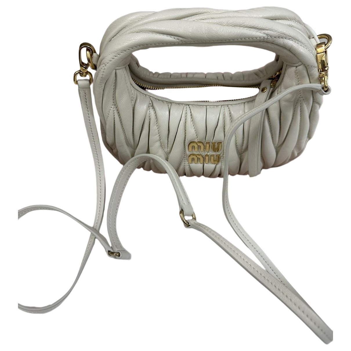 Miu Wander leather mini bag