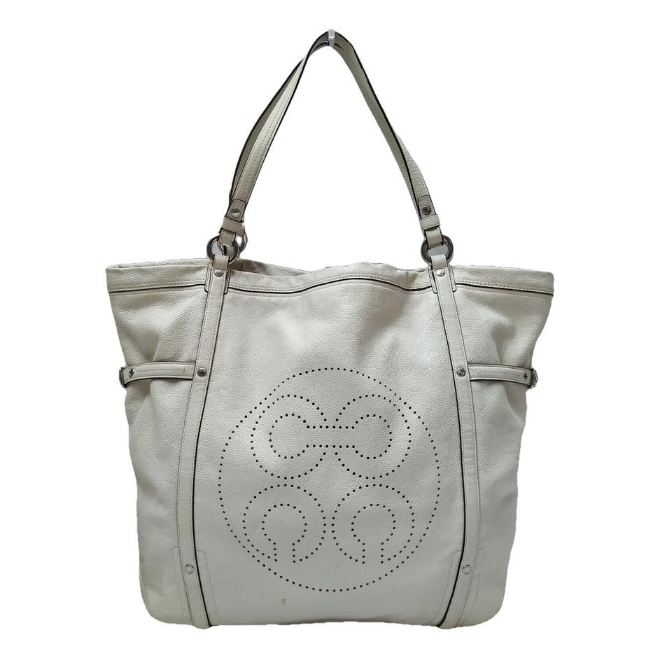Leather tote