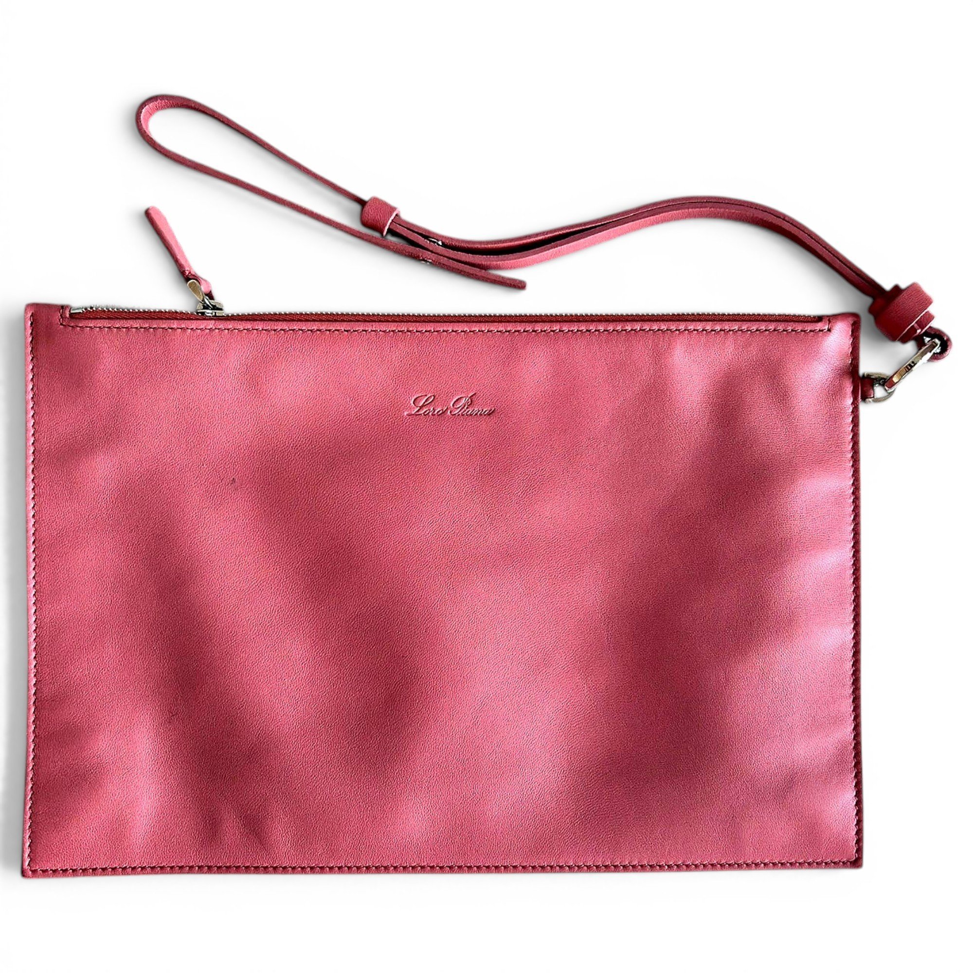 Loro Piana Leather clutch bag