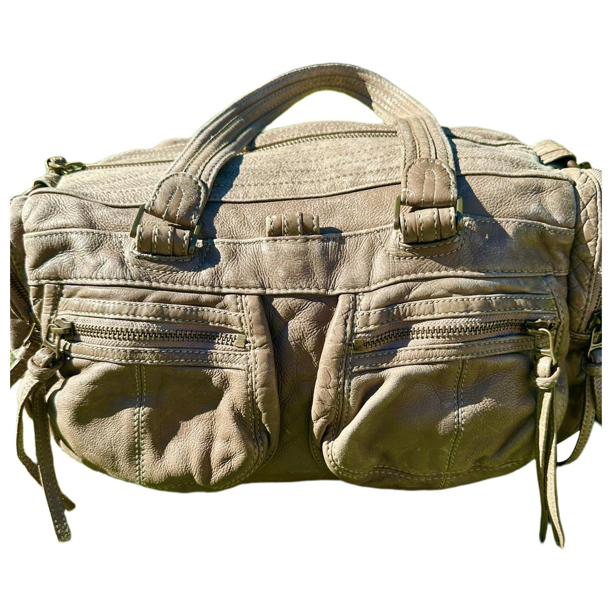 Ziggy XL leather travel bag