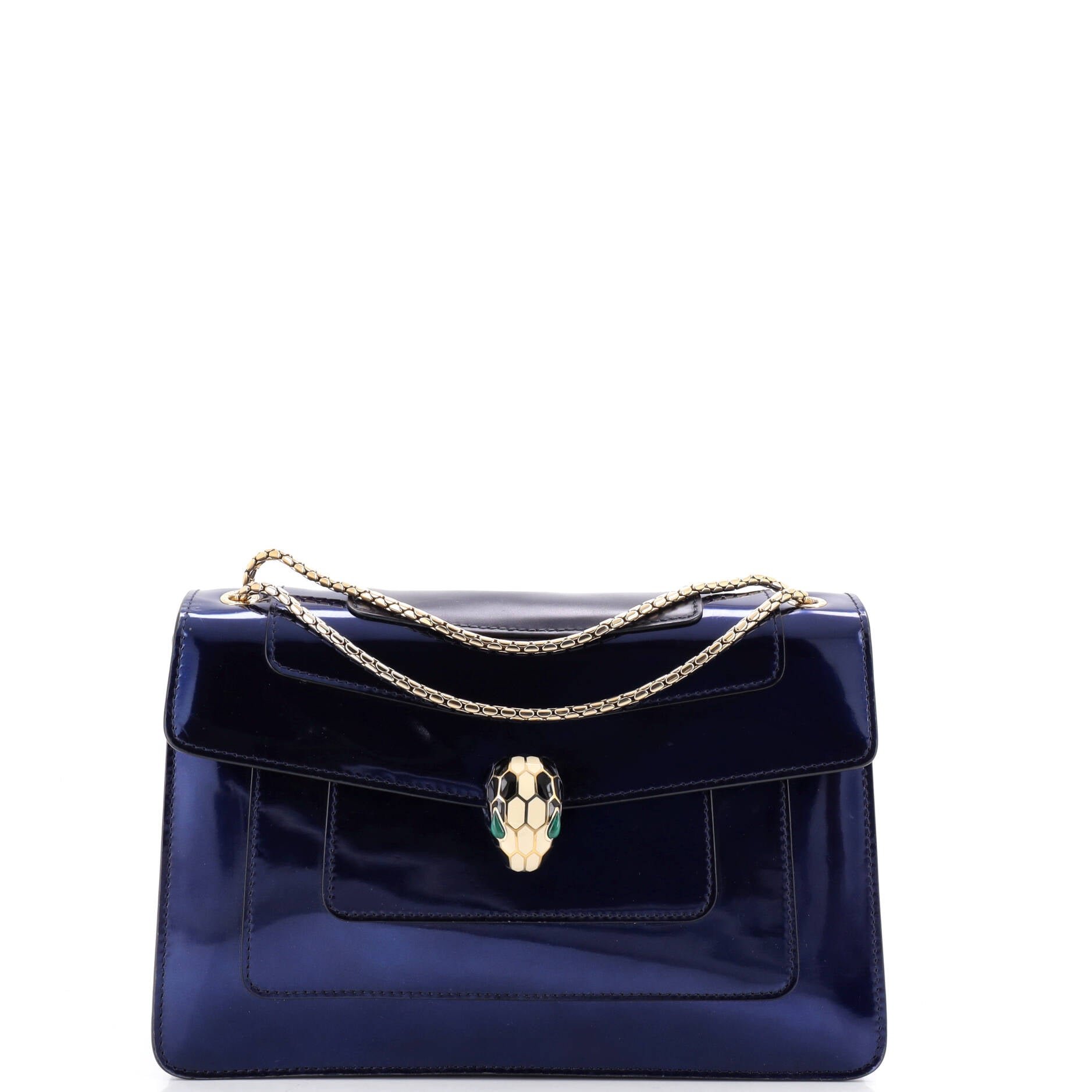 Serpenti Forever Shoulder Bag Patent Medium
