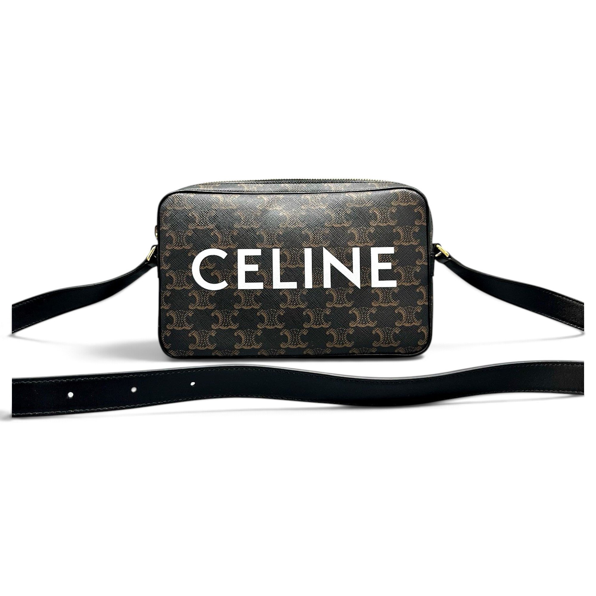 Triomphe leather handbag