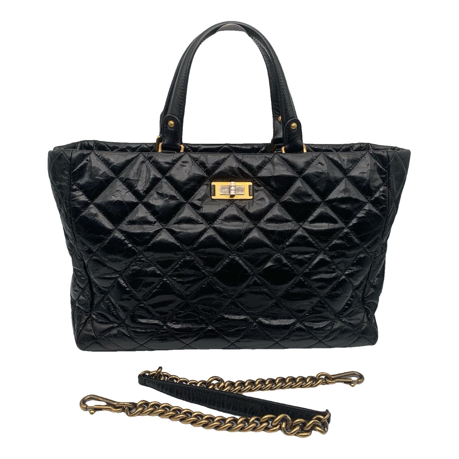 2.55 leather tote