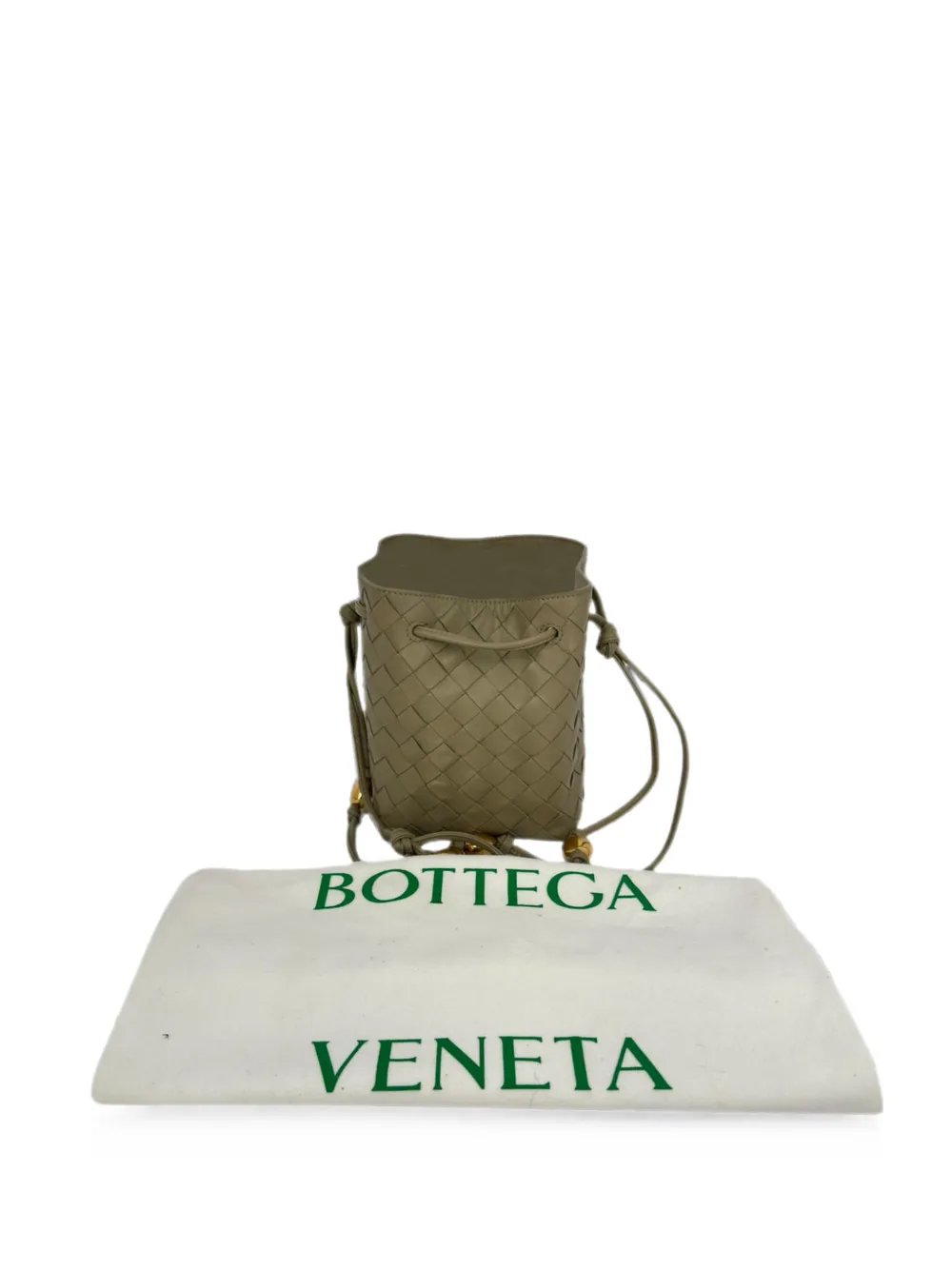 Intrecciato bucket bag