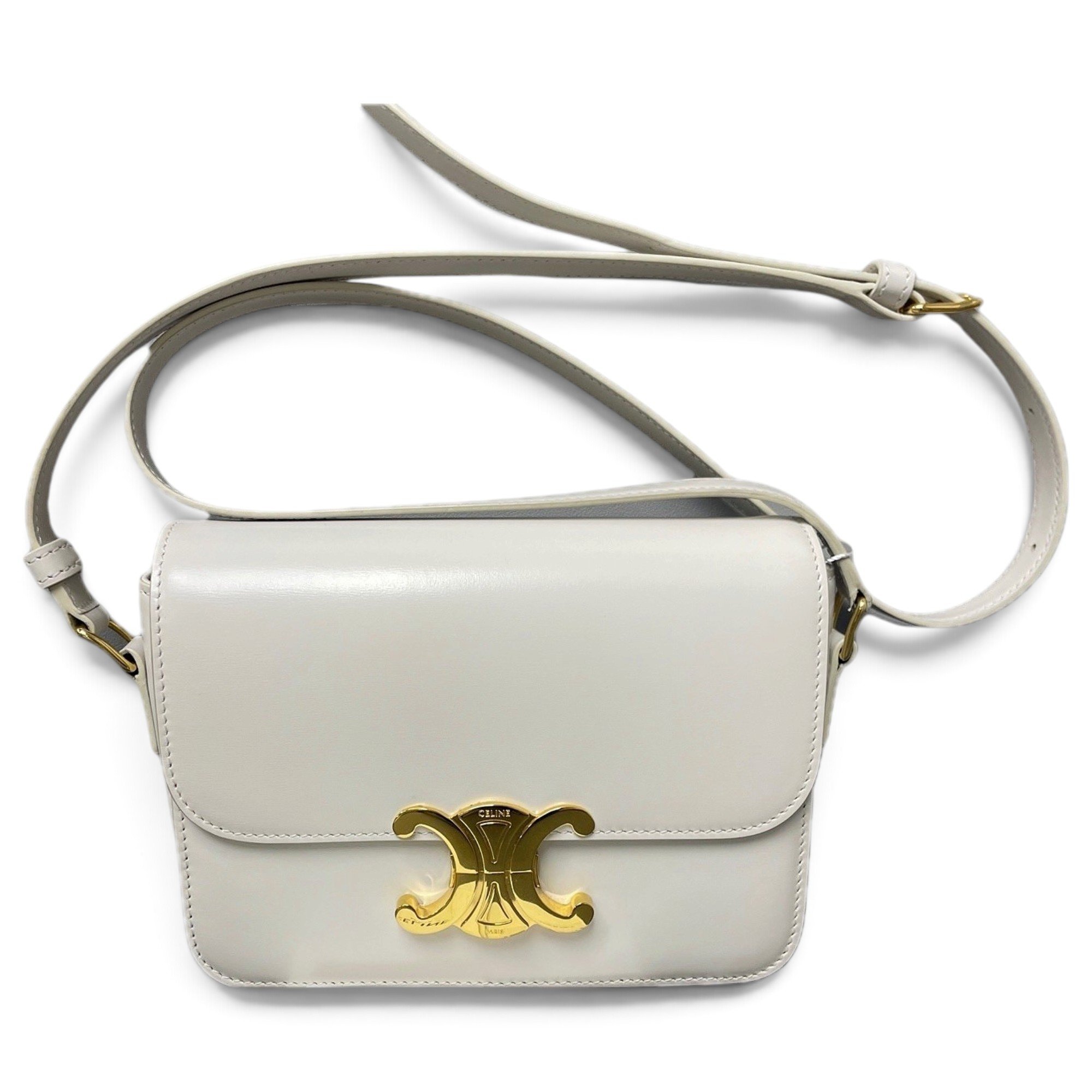 Triomphe leather handbag