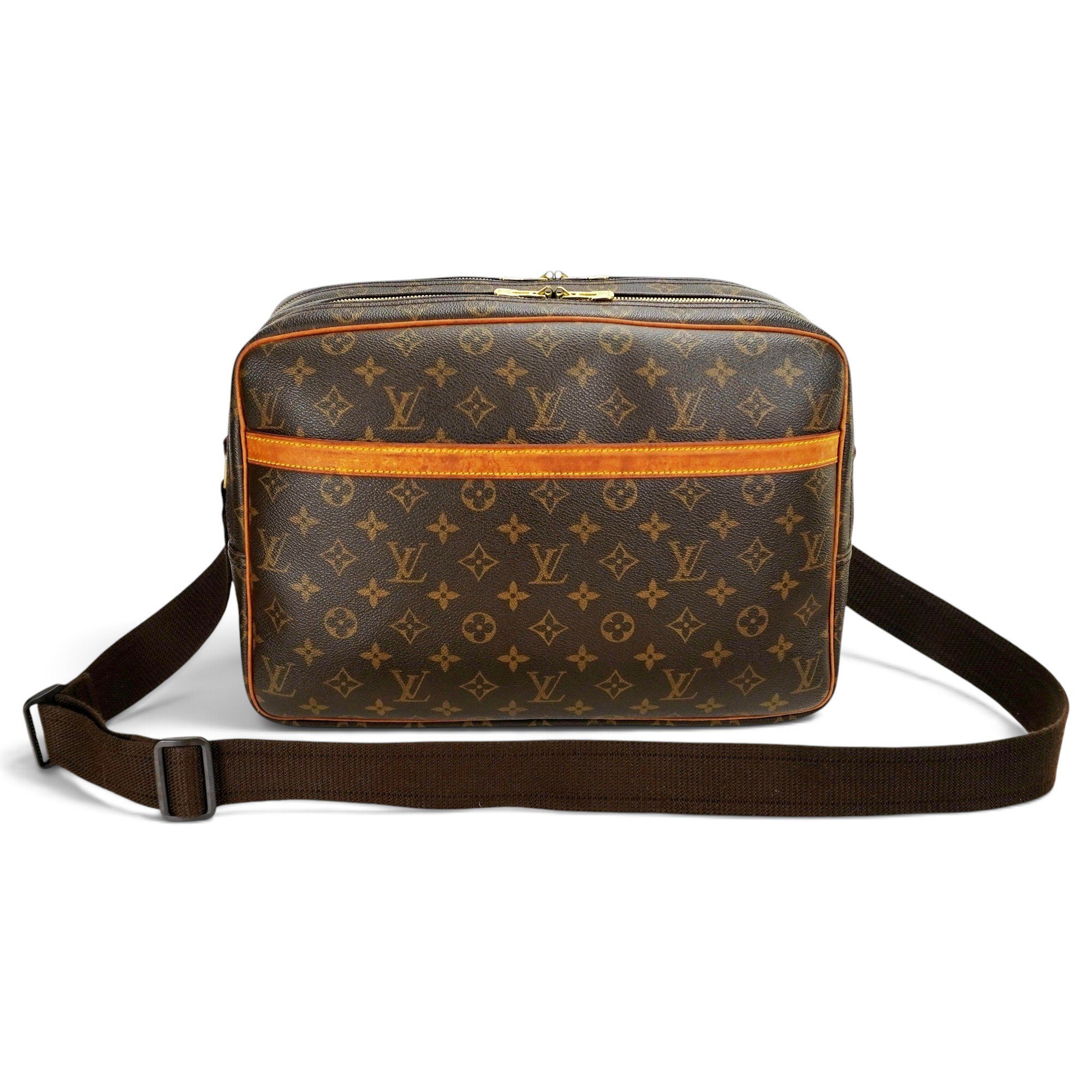 Reporter leather crossbody bag