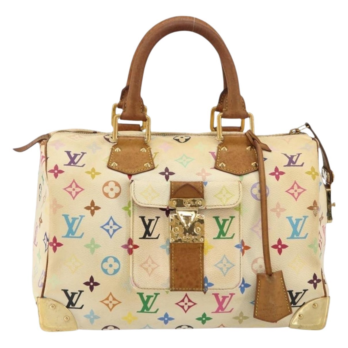 Speedy leather handbag