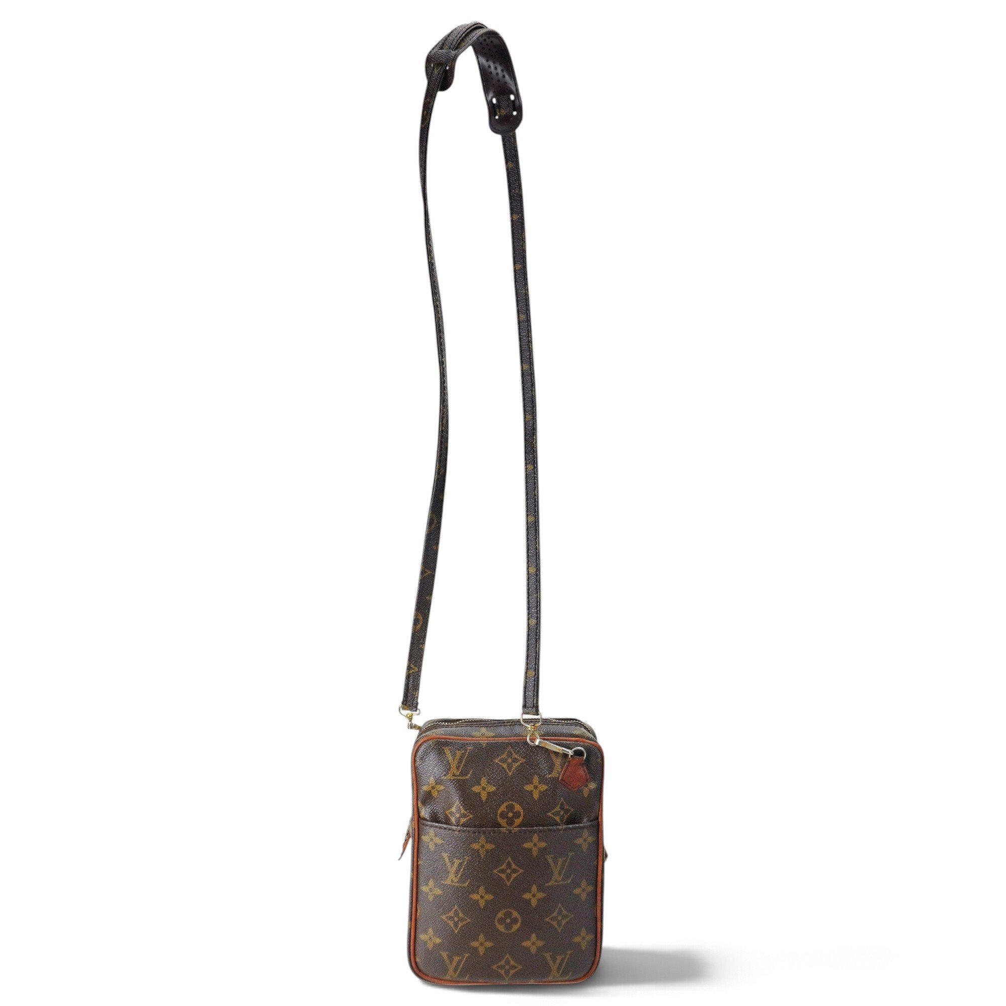 Danube leather crossbody bag