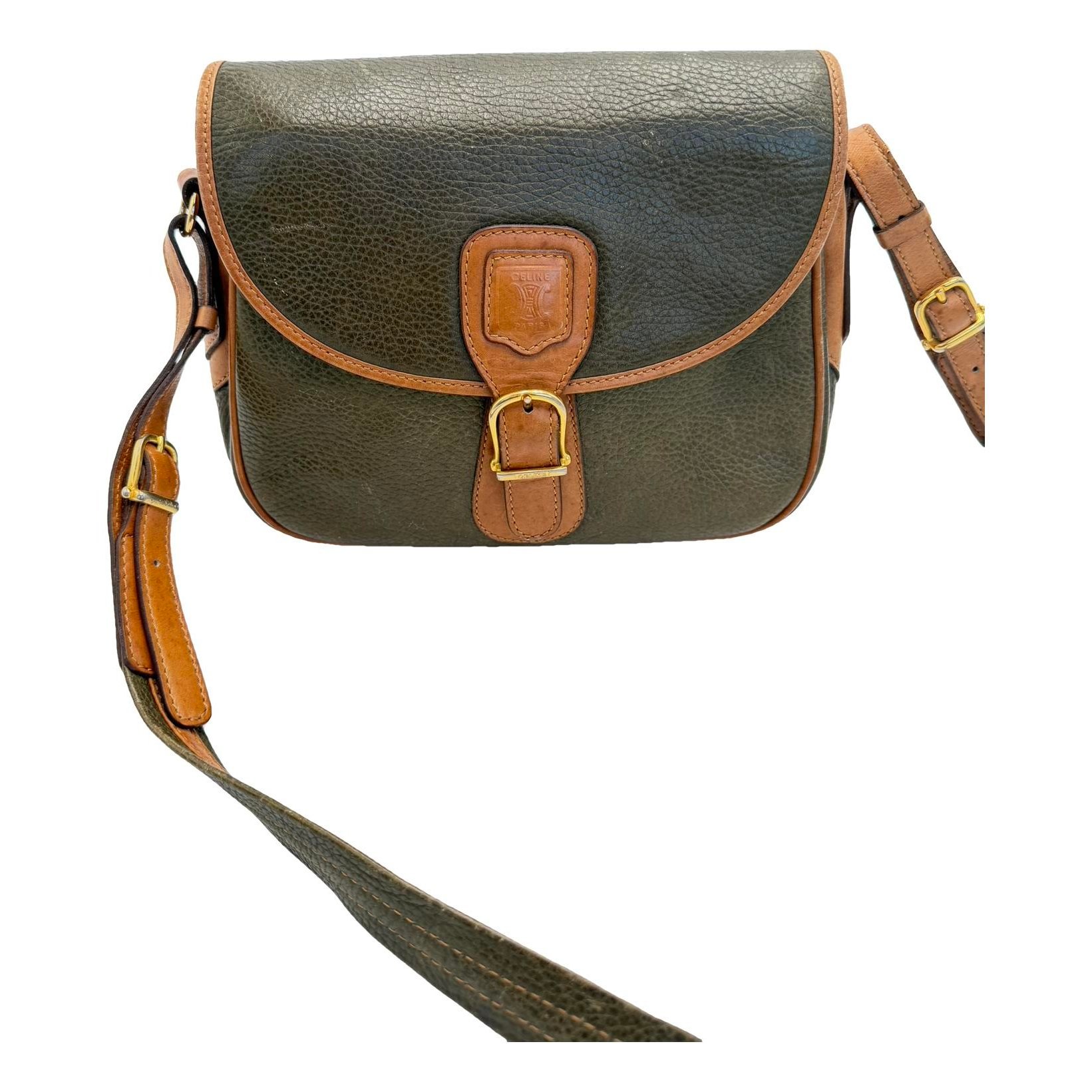Triomphe leather tote
