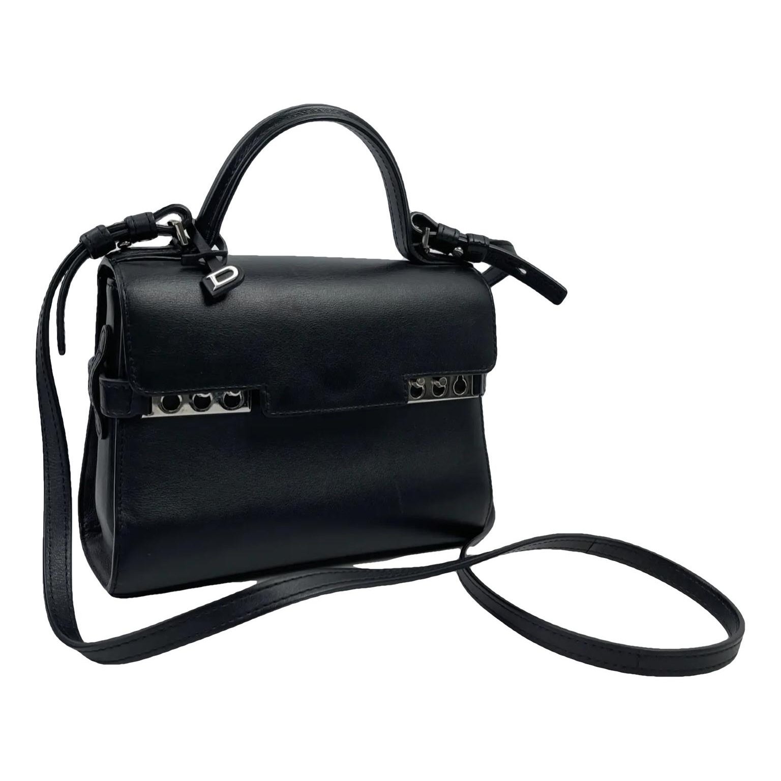 Tempête leather crossbody bag