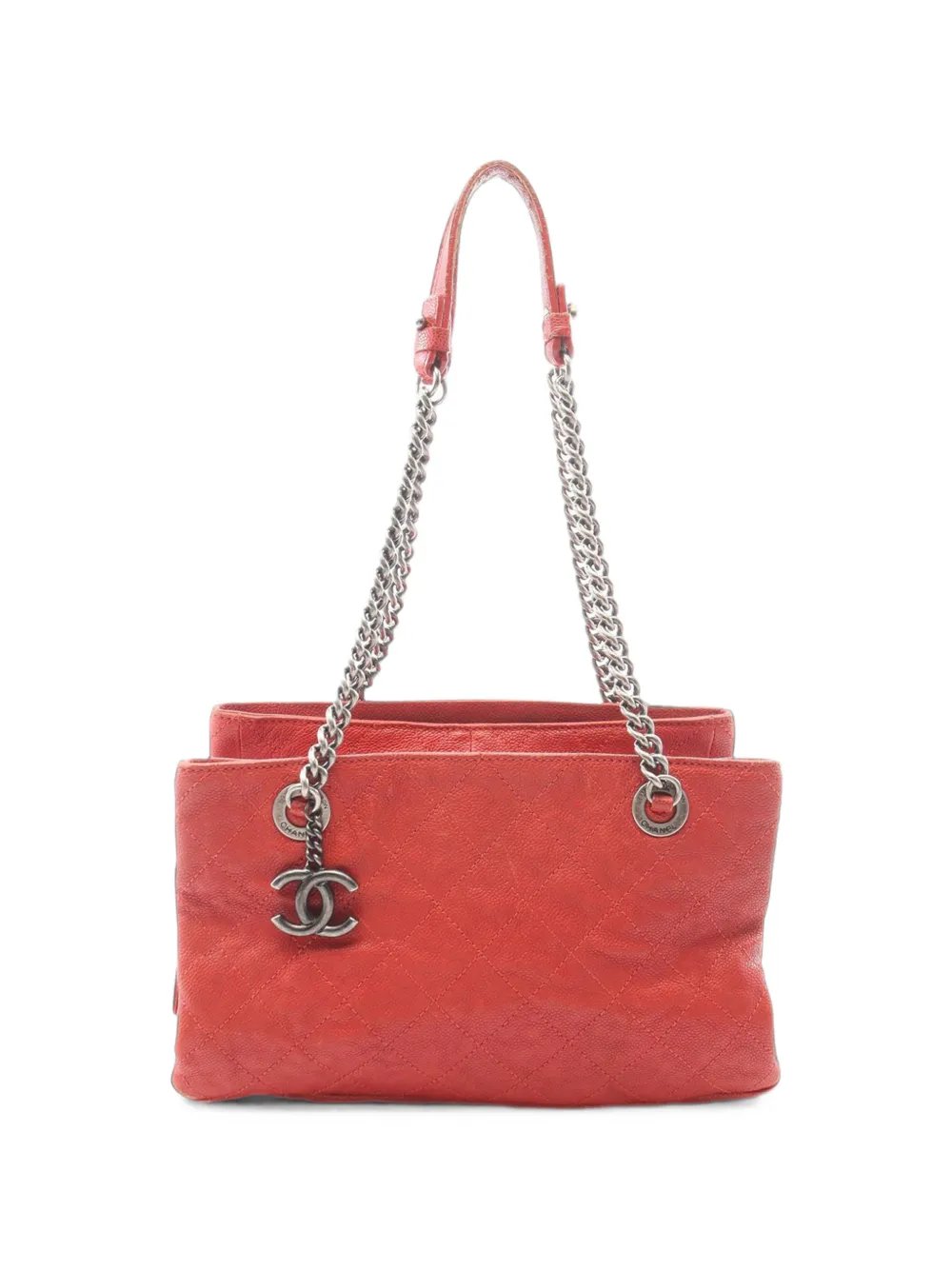 2011 CC Quilted Caviar tote bag