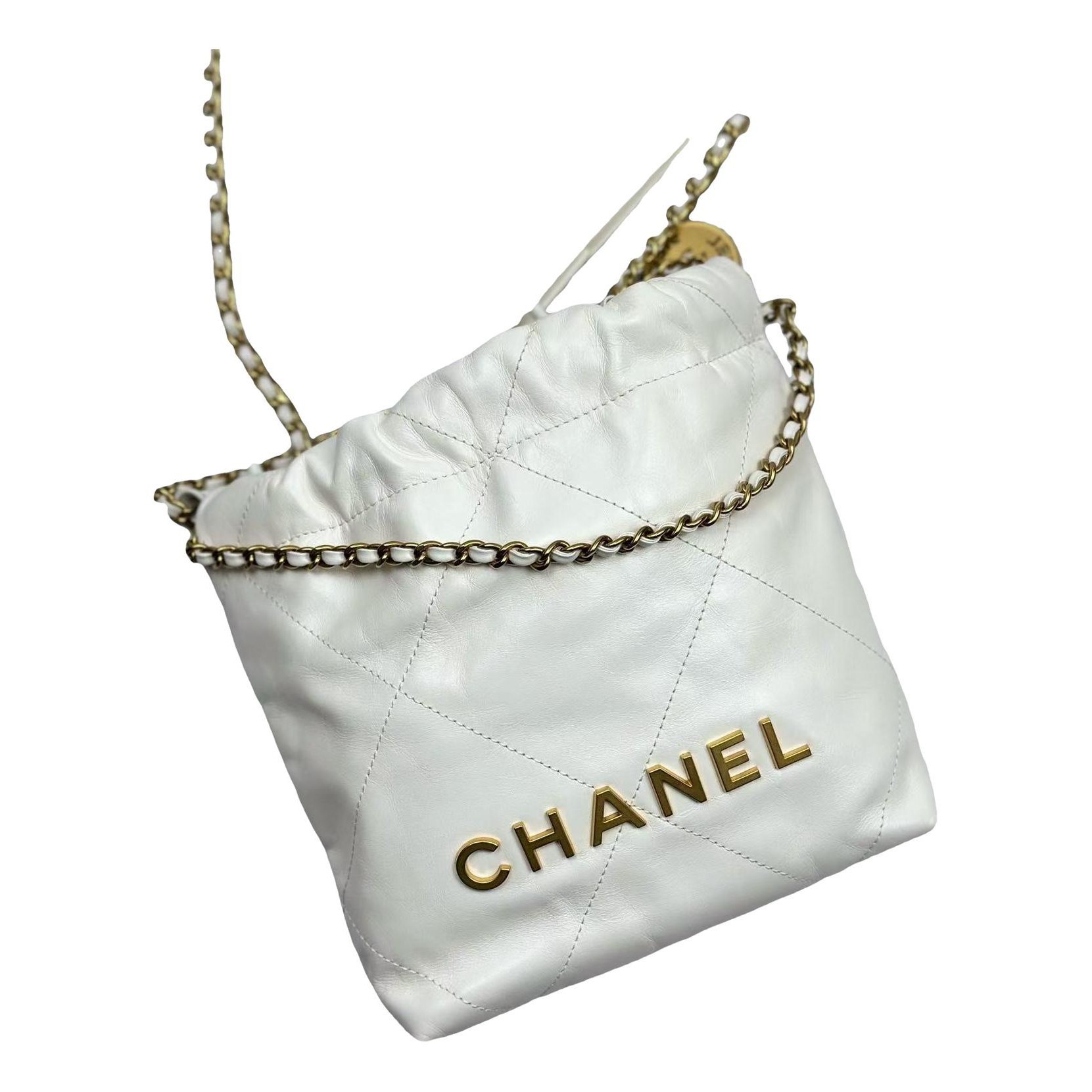 Chanel 22 leather tote