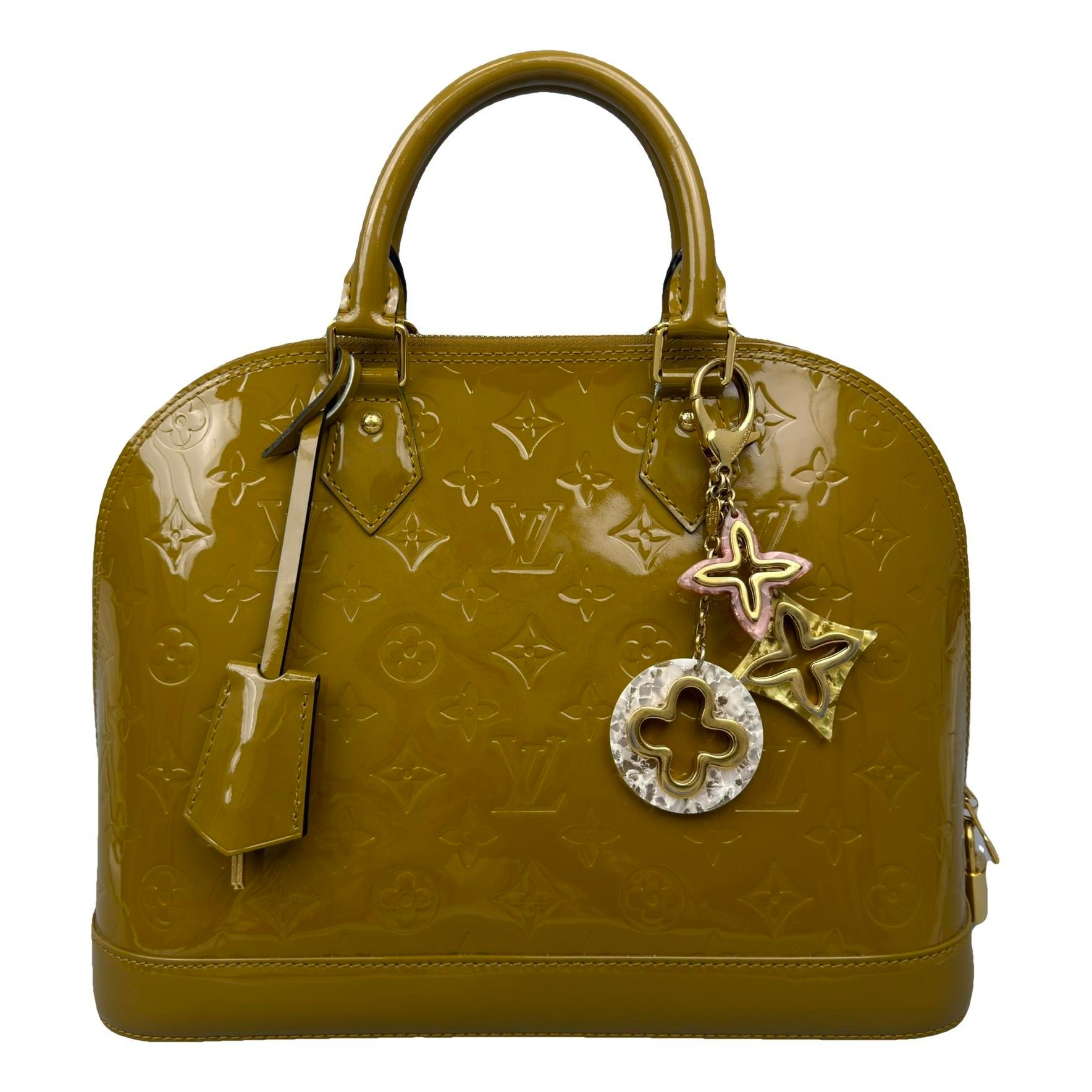 Alma patent leather handbag