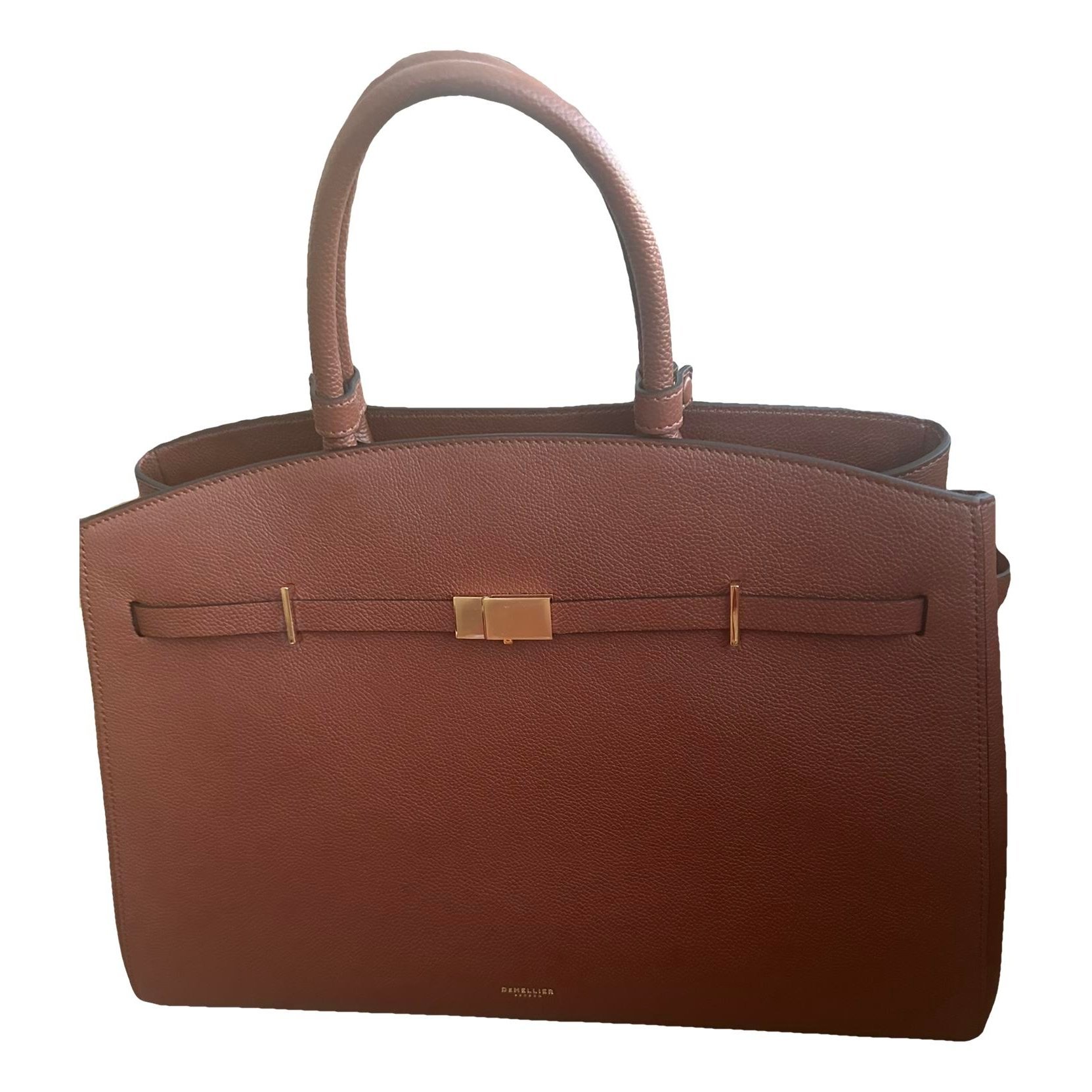 Leather tote