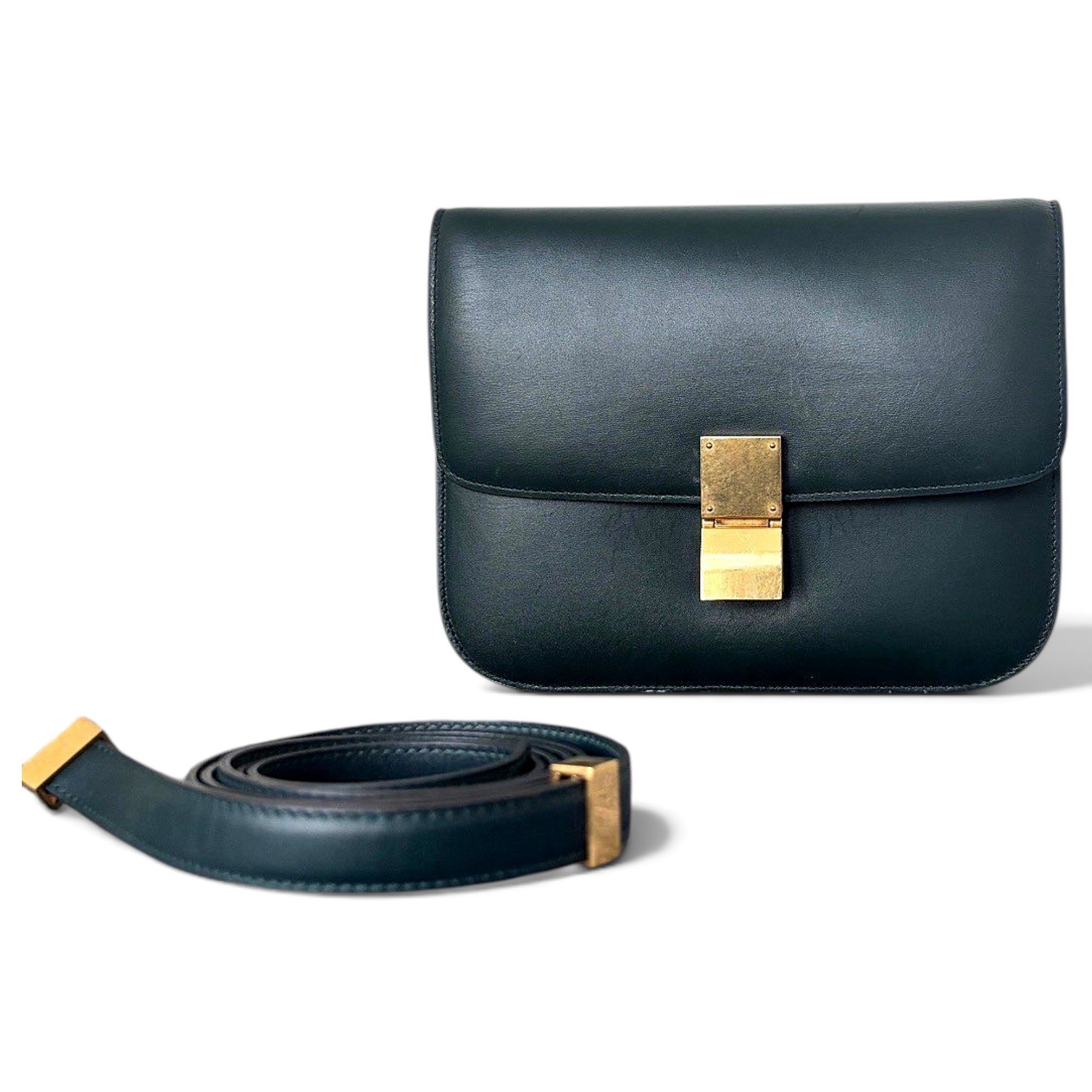 Classic leather handbag