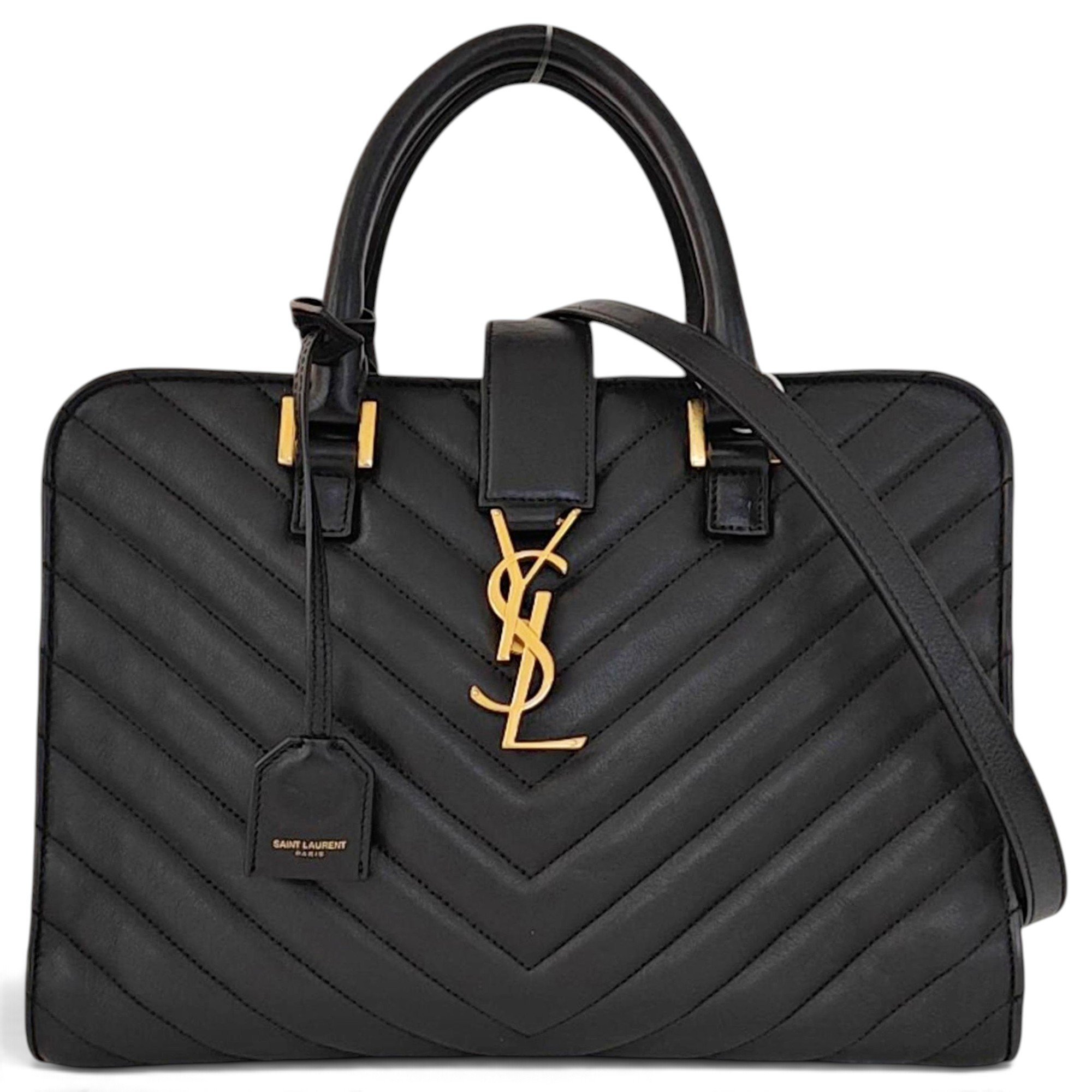 Monogram Cabas leather handbag