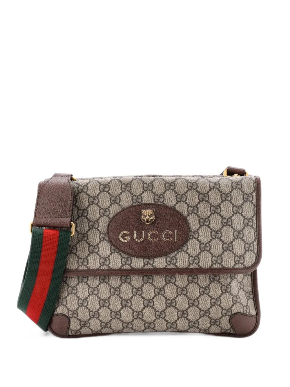Neo Vintage Flap Messenger GG Coated Canvas Medium crossbody bag