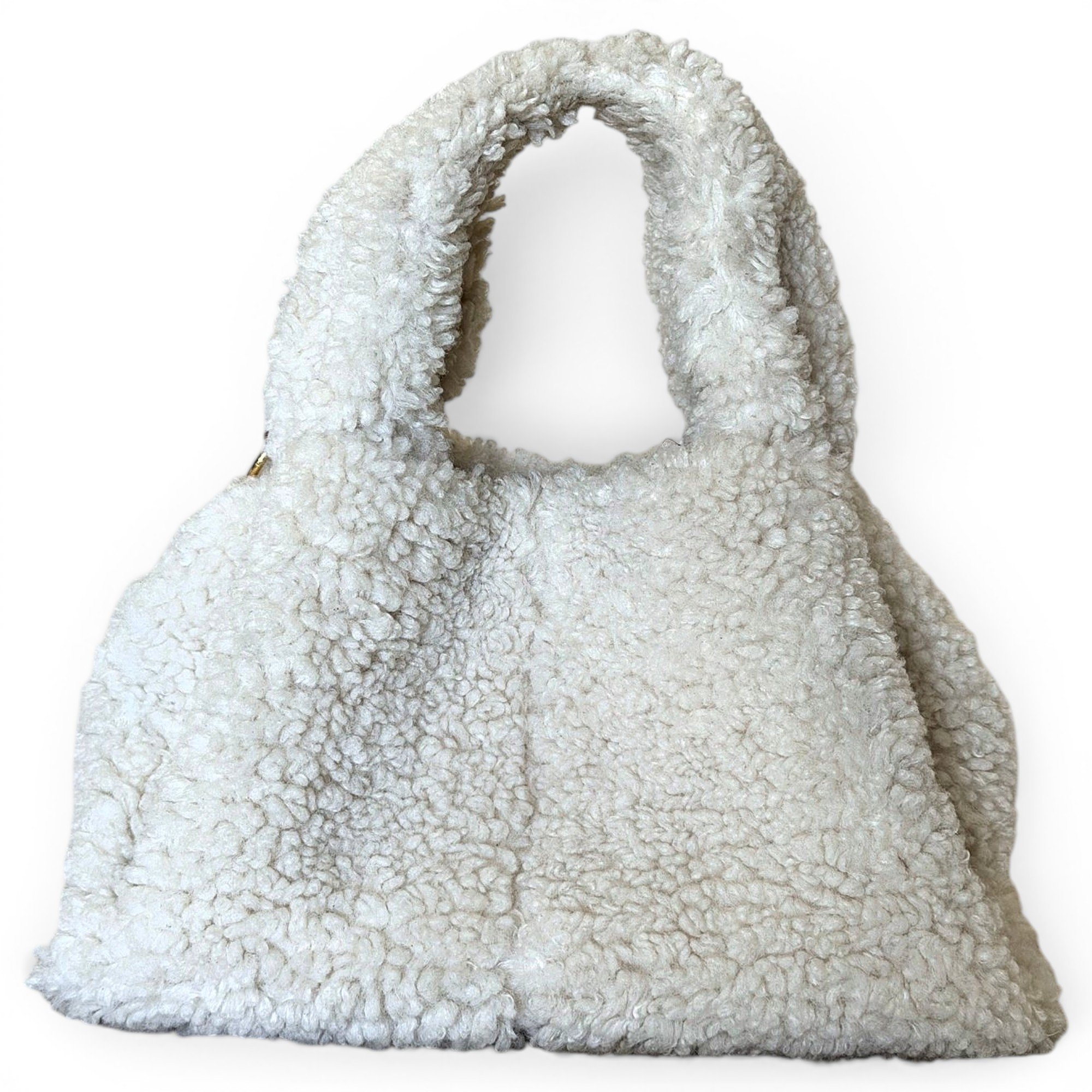 Polene Numéro un mini wool handbag