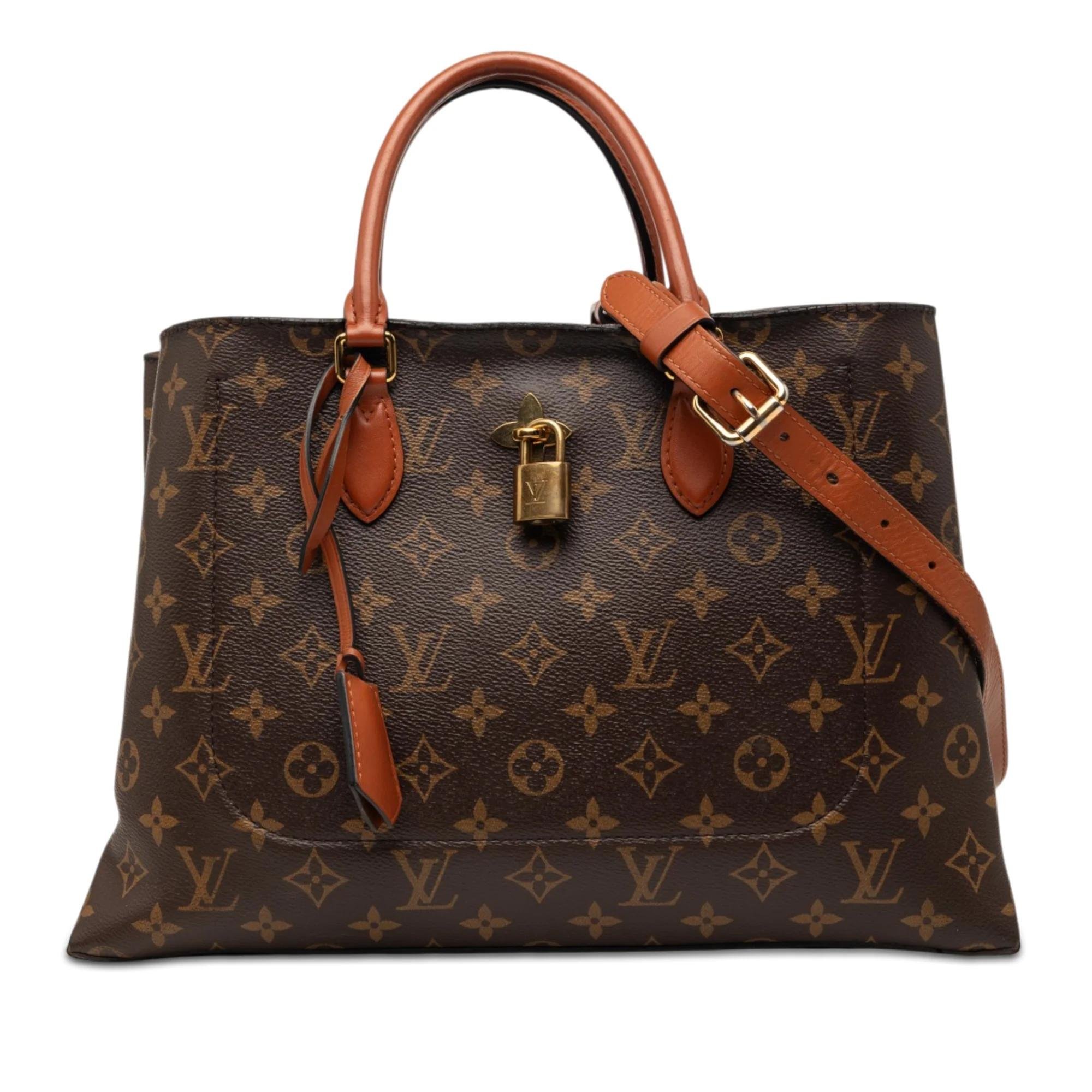 Flower Tote leather satchel