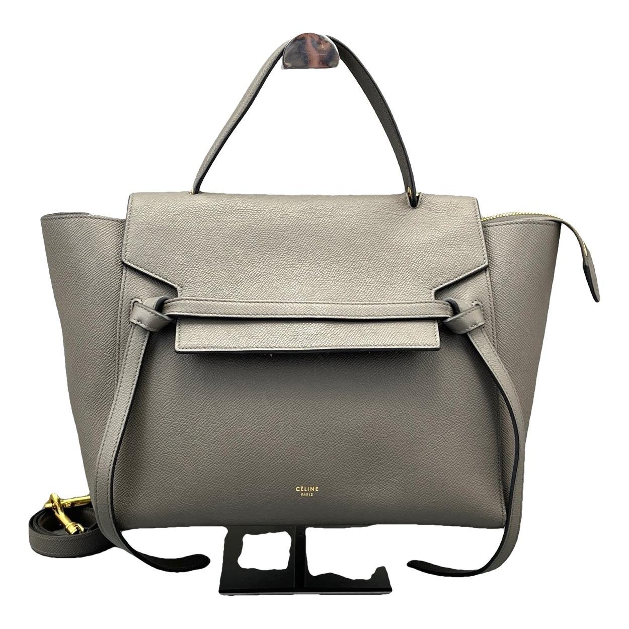 Belt leather handbag