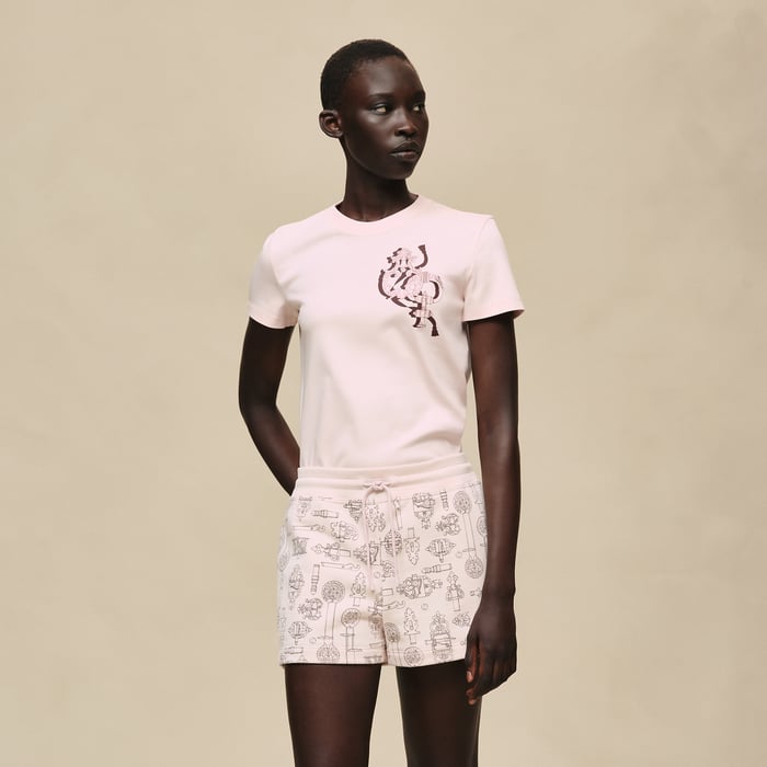 Rose Opaline "Ferronnerie Remix" Shorts