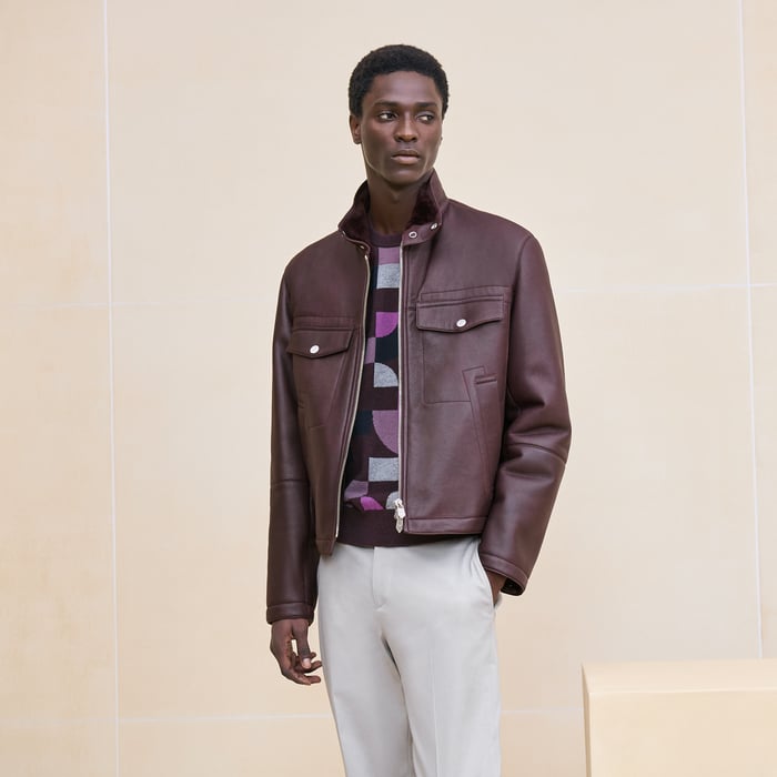 Grenat Straight Cut Jacket