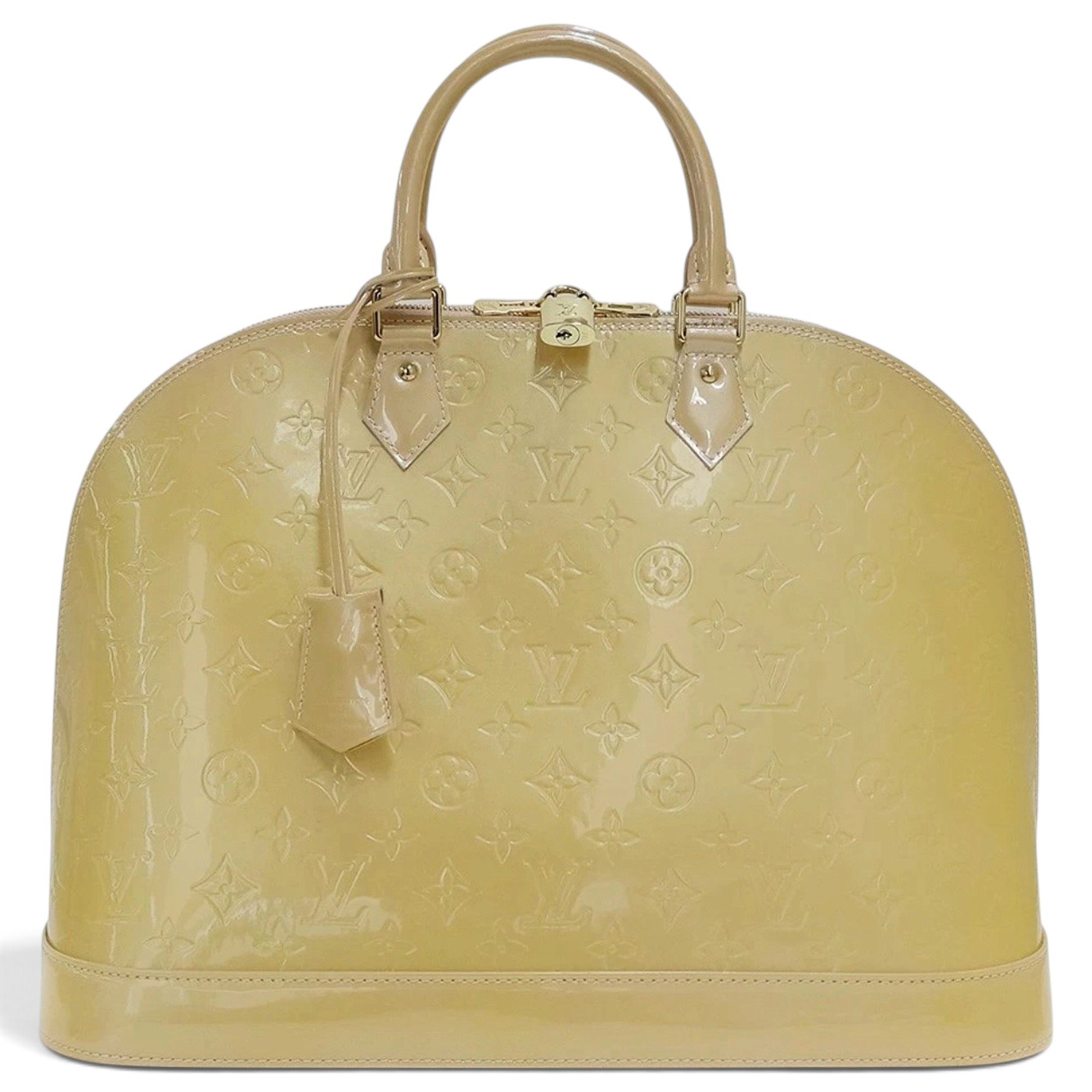 Alma patent leather handbag