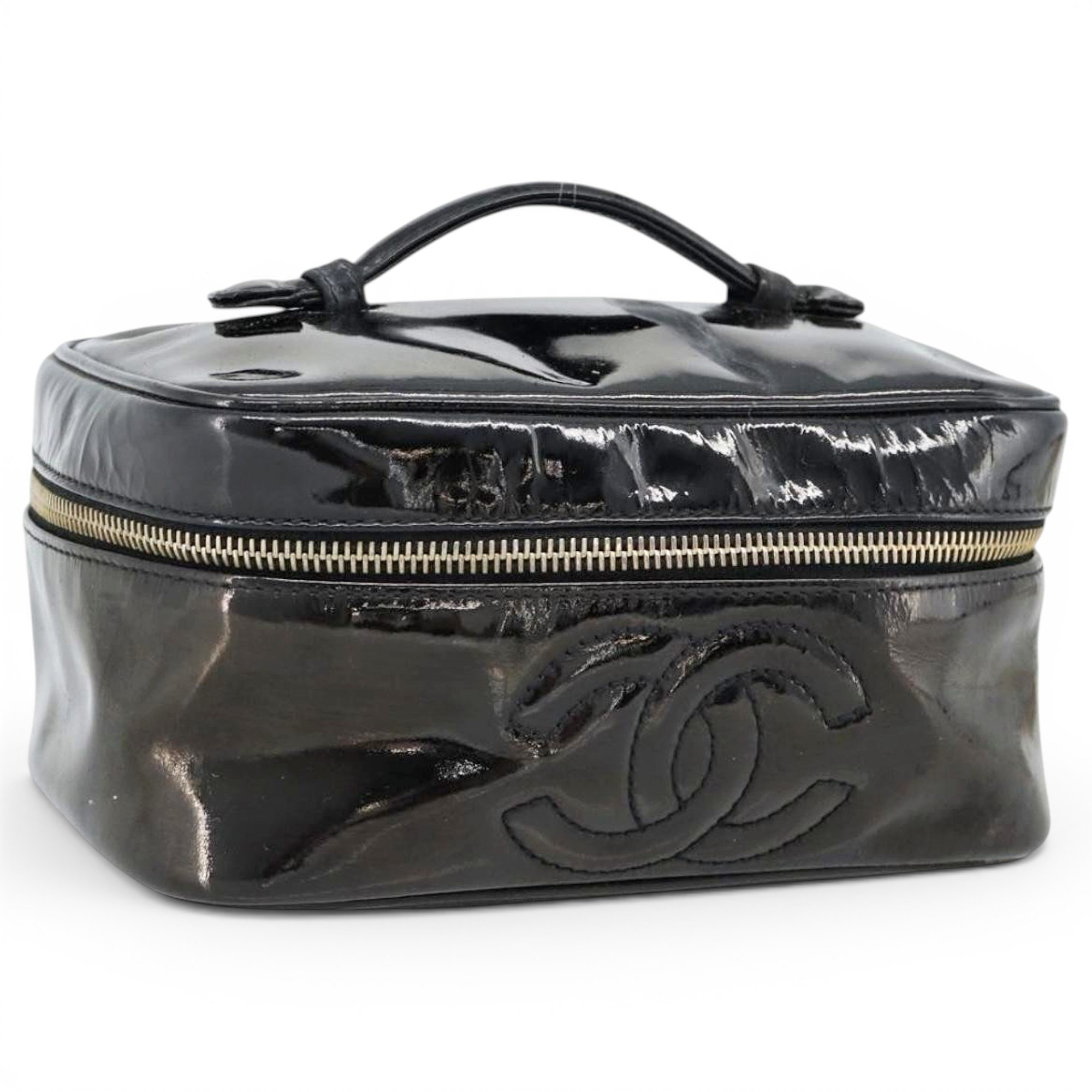 Chanel Patent leather vanity case