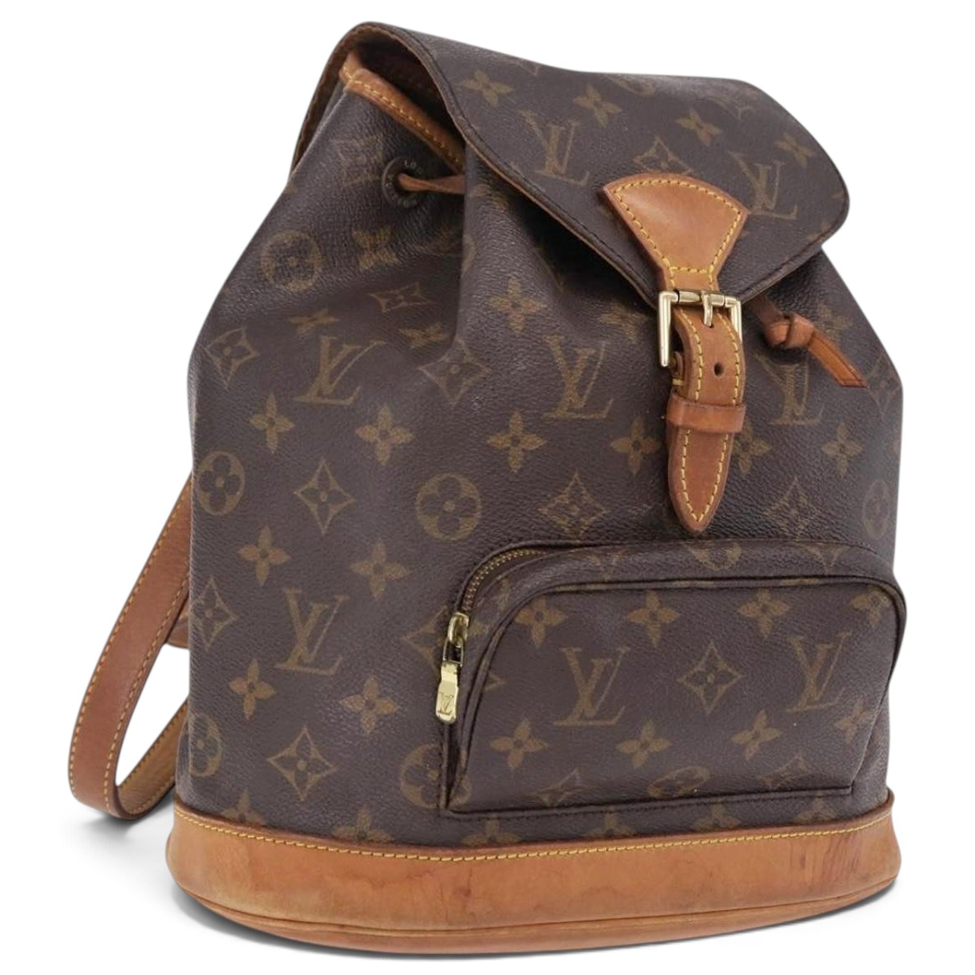 Montsouris leather backpack