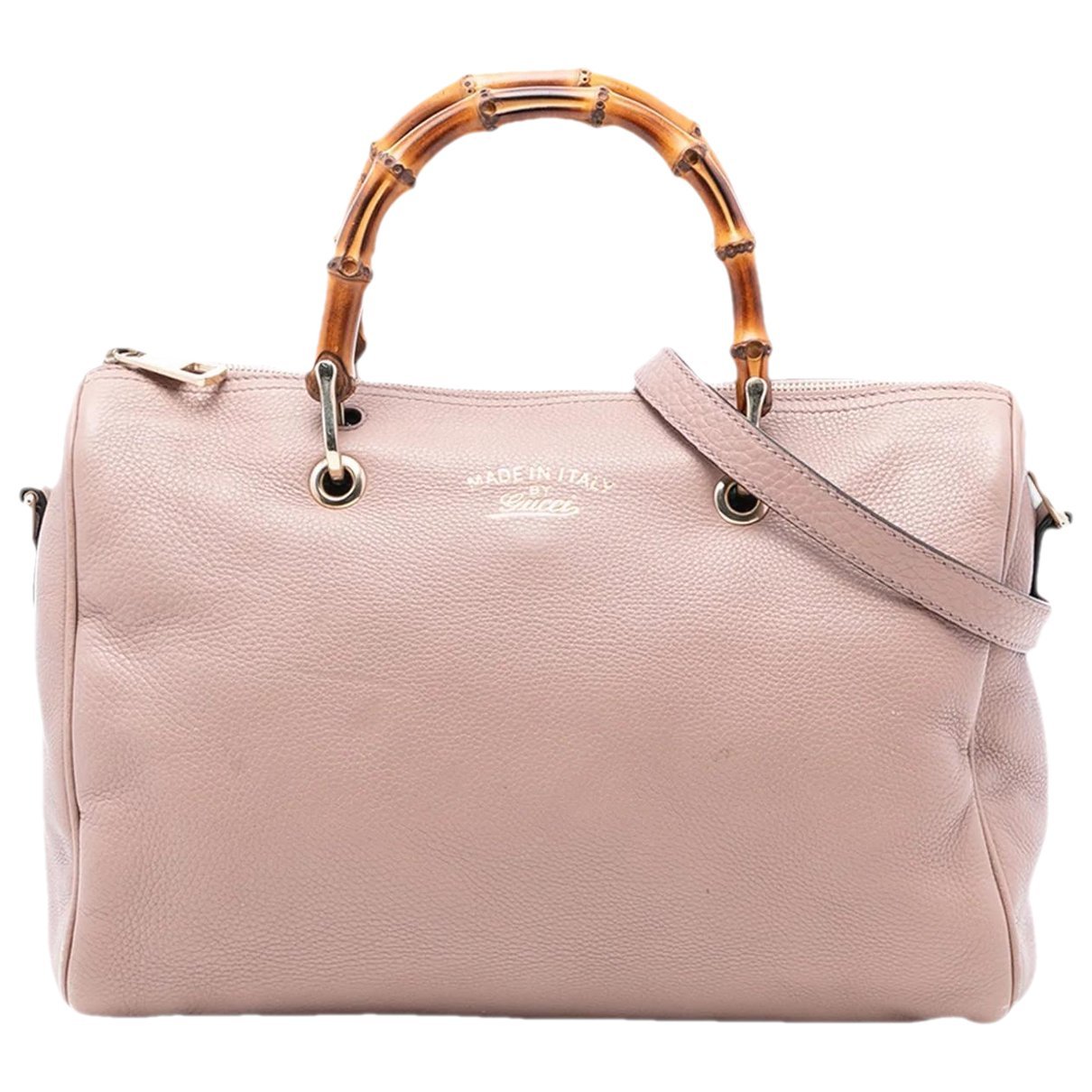 Bamboo leather satchel