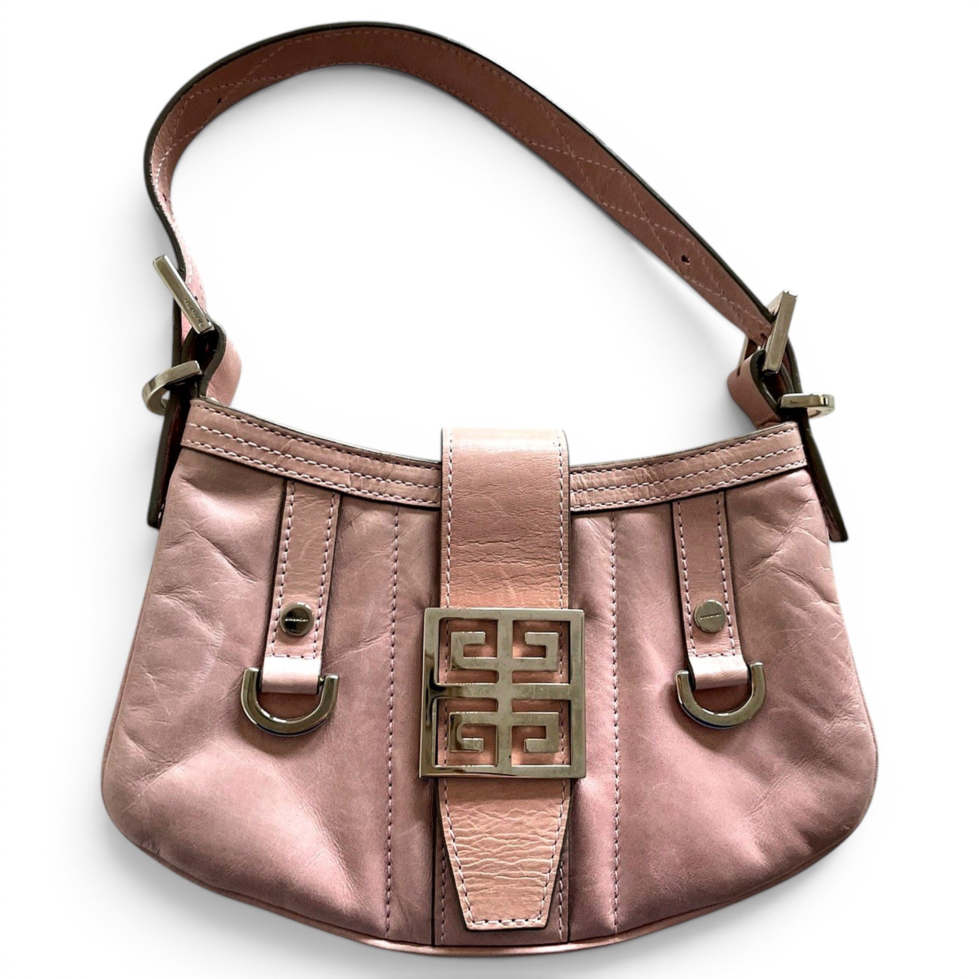 Pocket Mini leather handbag